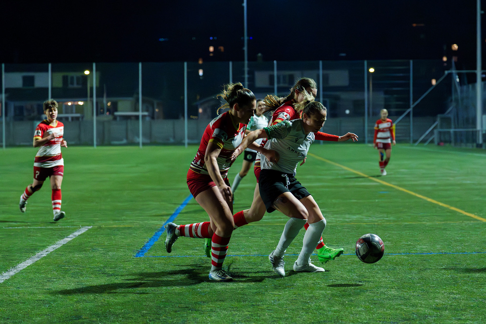 FC Solothurn Frauen et Yverdon Sport FC au Stadion FC Solothurn. (Christian António/LibsVisuals.com)