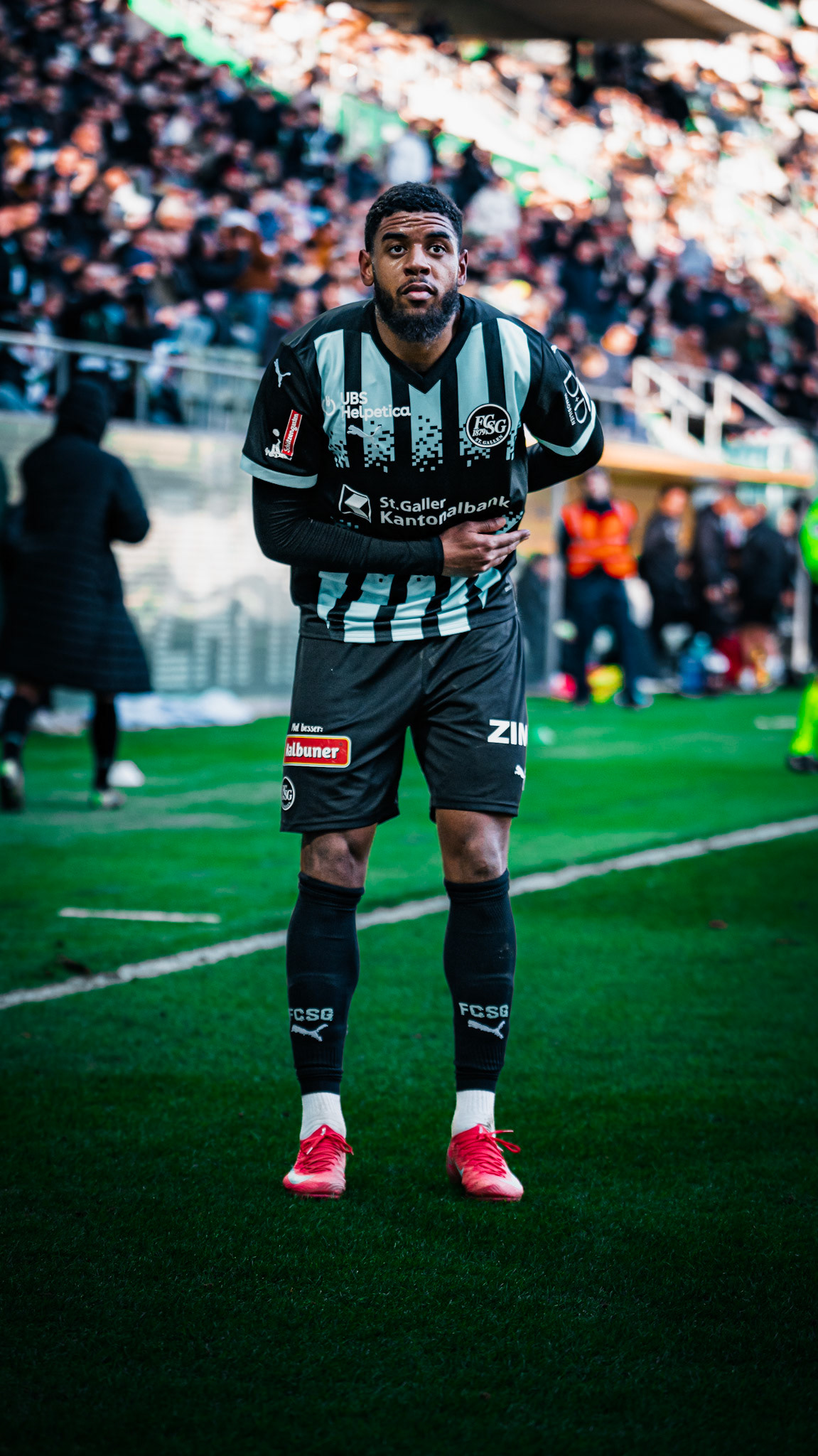 FC Saint-Gall 1879 et Lausanne-Sport FC au Kybunpark. (Christian António/LibsVisuals.com)
