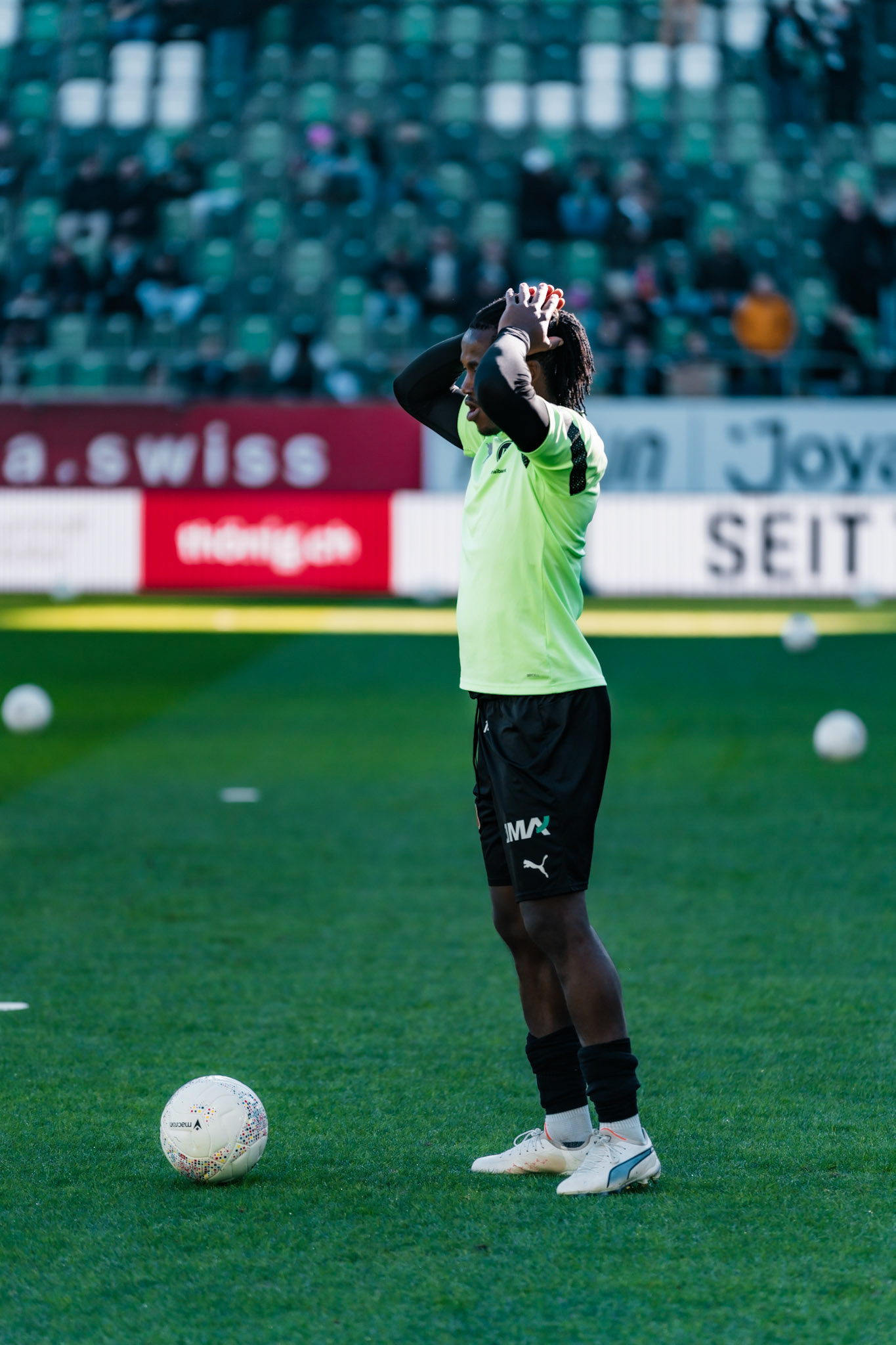 FC Saint-Gall 1879 et Lausanne-Sport FC au Kybunpark. (Christian António/LibsVisuals.com)