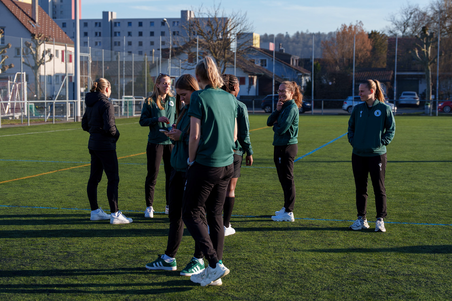 FC Solothurn Frauen et Yverdon Sport FC au Stadion FC Solothurn. (Christian António/LibsVisuals.com)