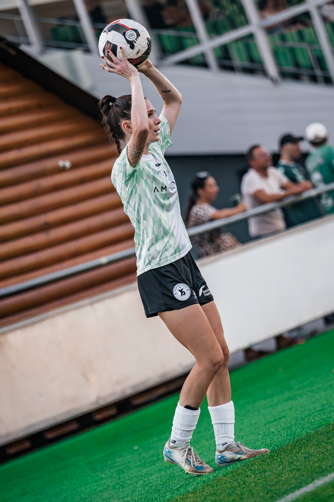 Match championnat opposant Yverdon Sport – FC Wädenswil au Stade Municipal. (Christian António/LibsVisuals.com)