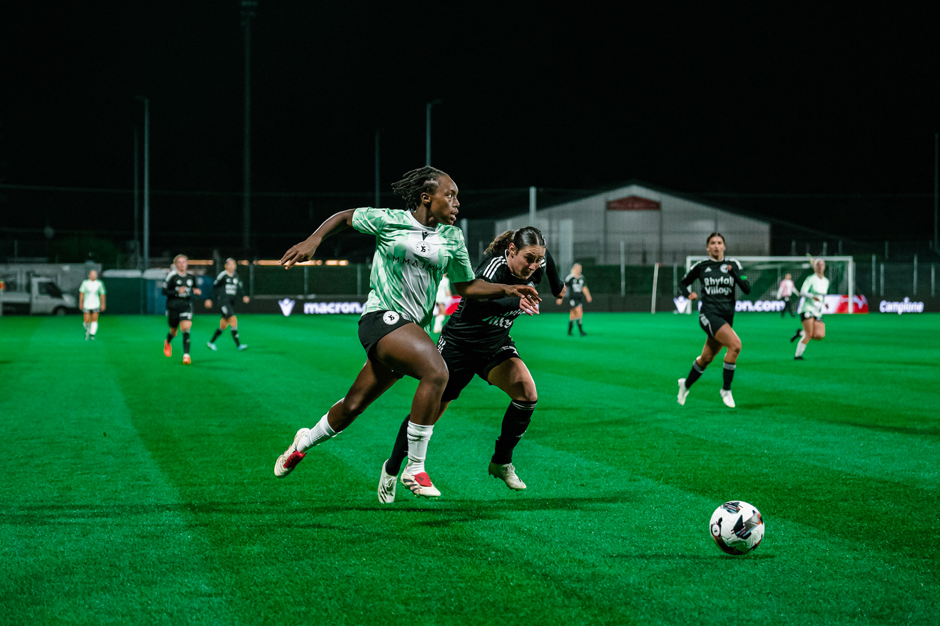 Match de championnat LNB (féminine) opposant Yverdon Sport FC et FC Wil 1900 au Stade Municipal, Yverdon. (Christian António/LibsVisuals.com)