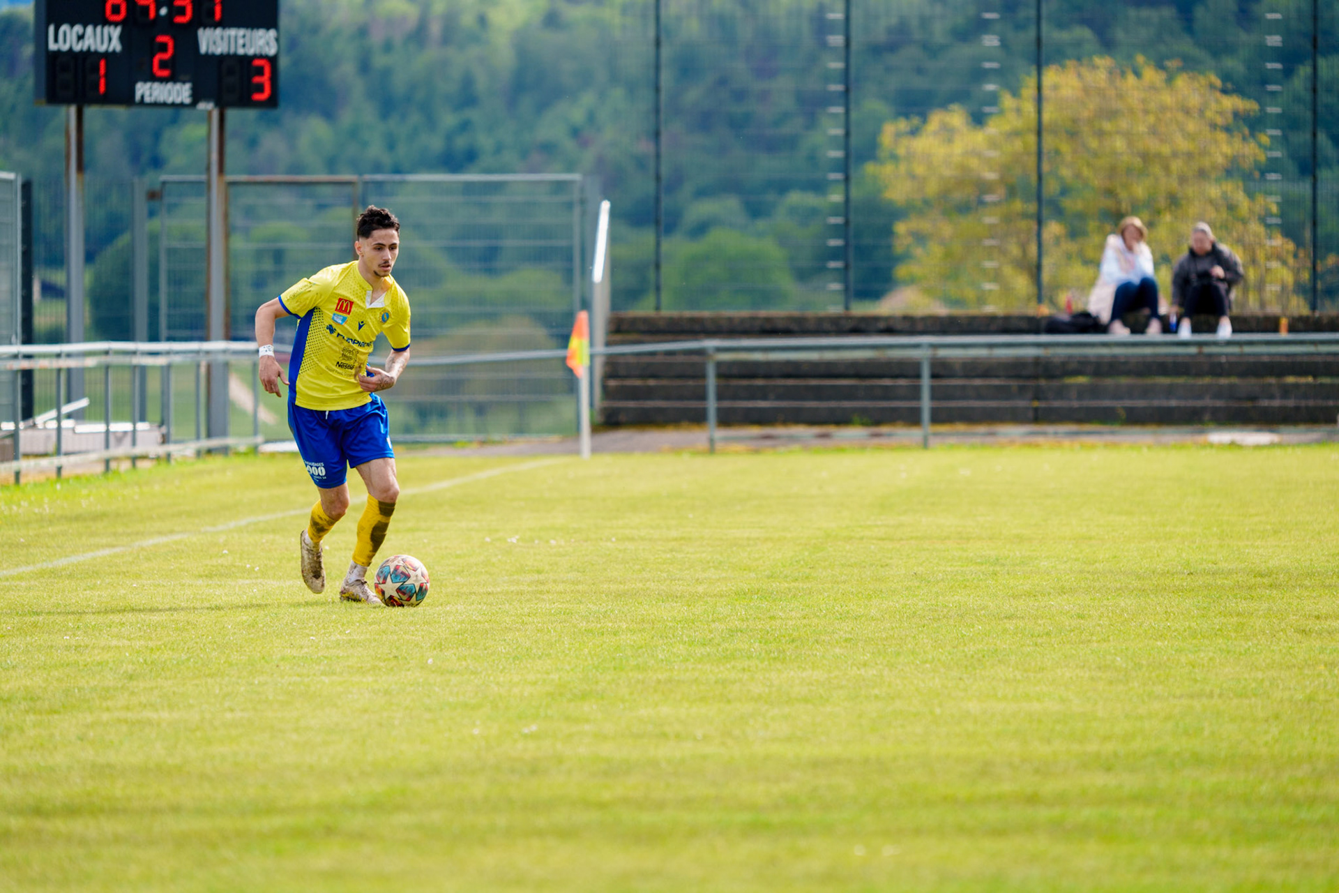 Match 2ème Ligue FC Bosna Yverdon - FC Vevey Sport II au Stade Sous-Ville à Baulmes