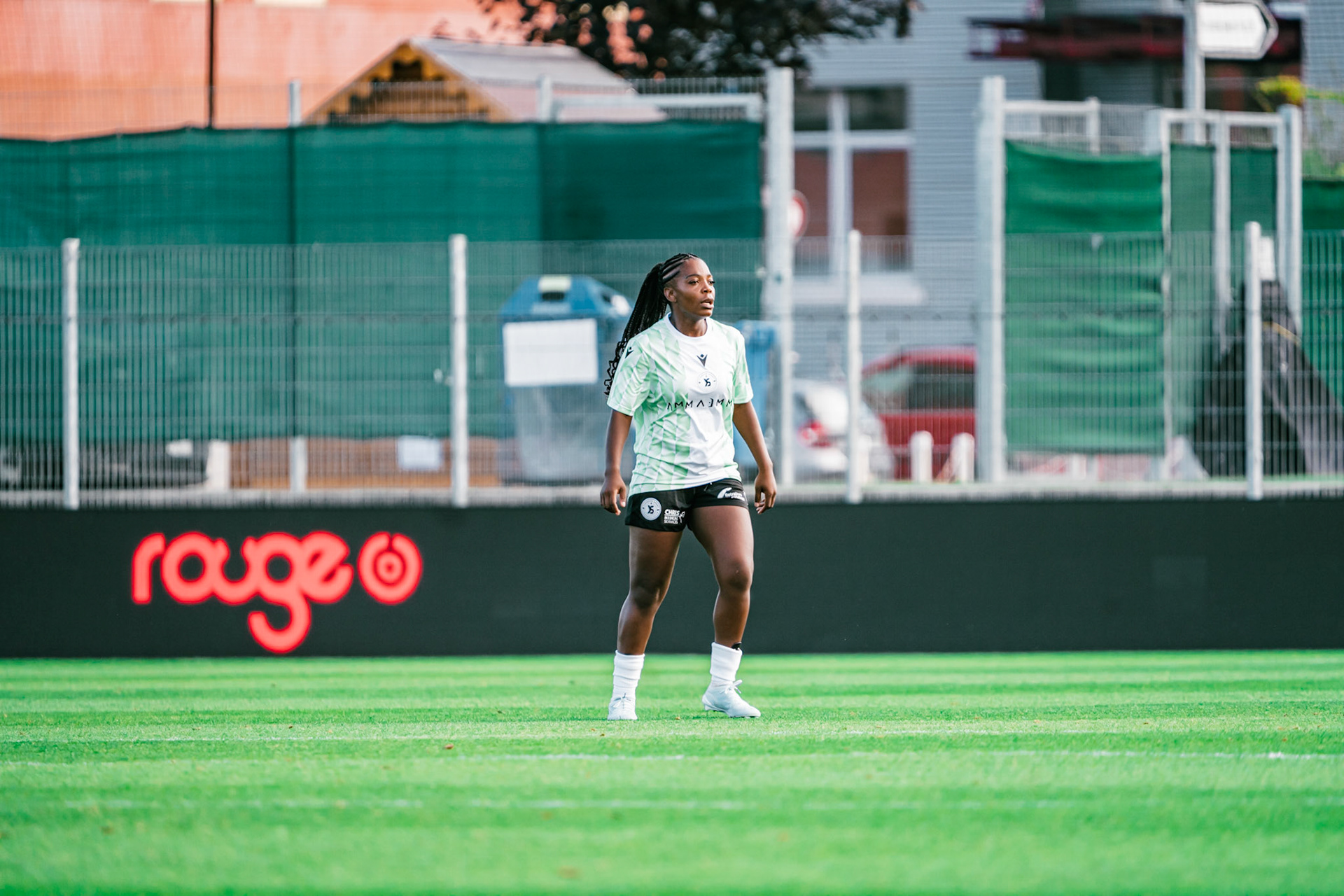 Match championnat LNB féminine opposant Yverdon Sport FC et FC Schlieren au Stade Municipal. (Christian António/LibsVisuals.com)