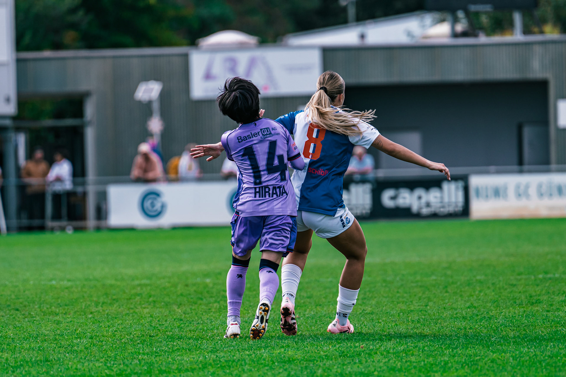 Match de l’AXA Women’s Super League opposant GC Frauenfussball et FC Basel 1893 au GC/Campus, Niederhasli (Platz 1). (Christian António/LibsVisuals.com)
