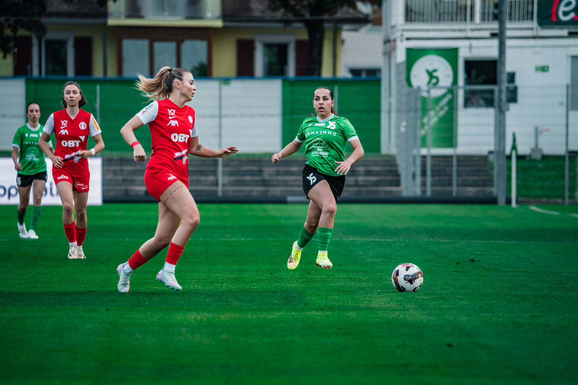 Yverdon Sport FC et FC Rapperswil-Jona au Stade Municipal. (Christian António/LibsVisuals.com)