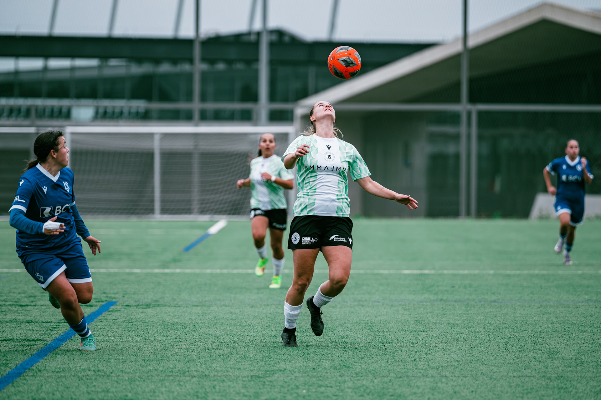 Match AXA Women’s Cup (1/16 de finale) opposant FC Lausanne-Sport et Yverdon Sport FC au Centre sportif de la Tuilière. (Christian António/LibsVisuals.com)