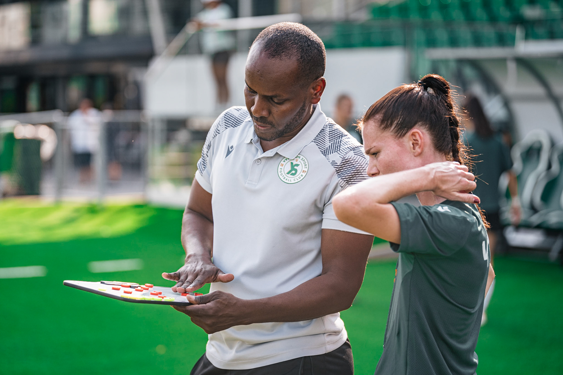 Match championnat opposant Yverdon Sport – FC Wädenswil au Stade Municipal. (Christian António/LibsVisuals.com)