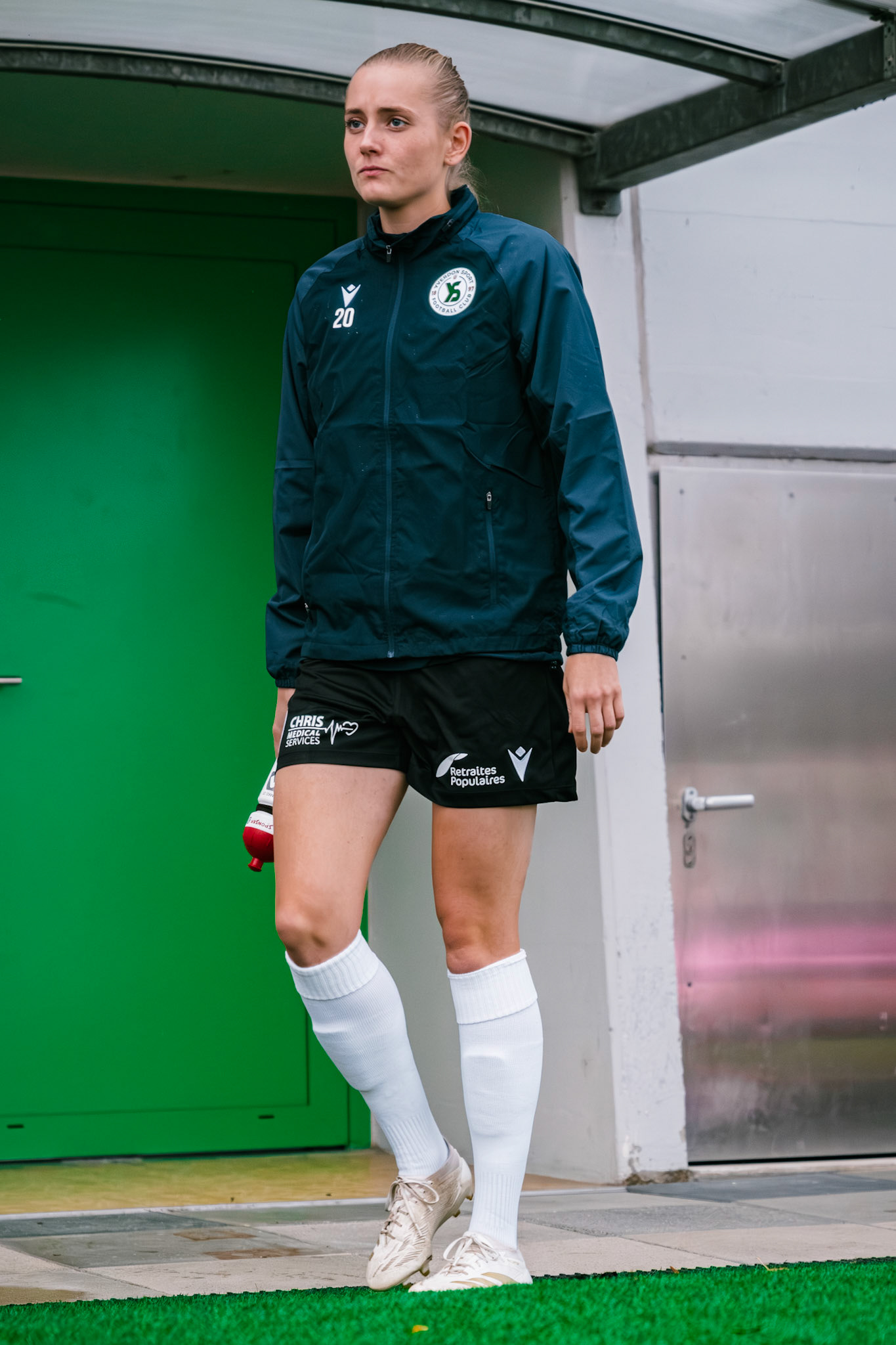 Match championnat LNB féminine opposant Yverdon Sport FC et FC Oerlikon/Polizei ZH 1 au Stade Municipal. (Christian António/LibsVisuals.com)