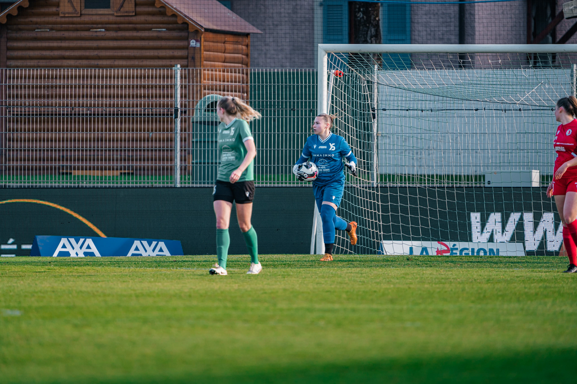 Yverdon Sport FC et Frauenteam Thun Berner-Oberland au Stade Municipal. (Christian António/LibsVisuals.com)
