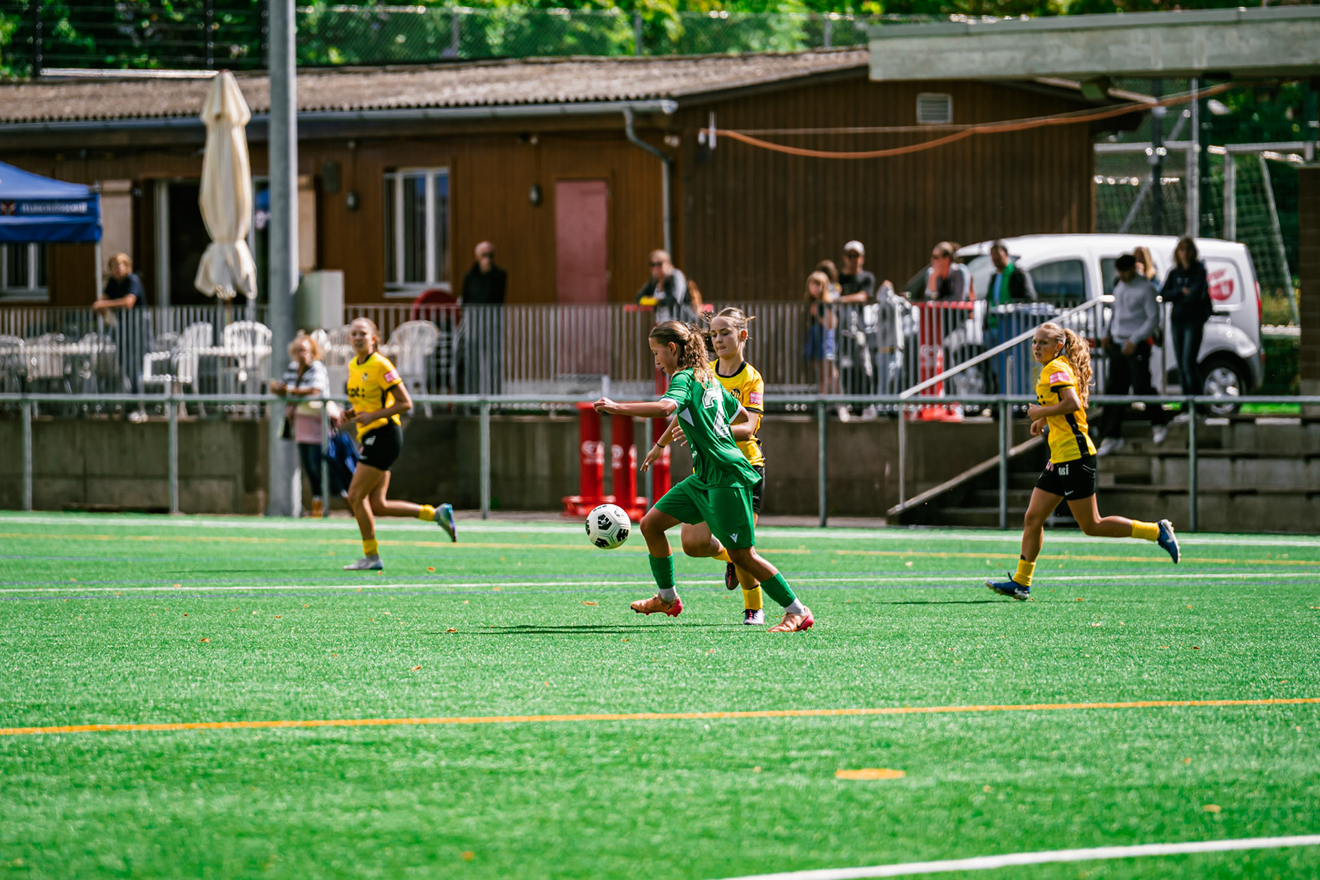 Match championnat opposant BSC YB Frauen U-20 - Yverdon Sport U-20 au Sportplatz Wyler. (Christian António/LibsVisuals.com)