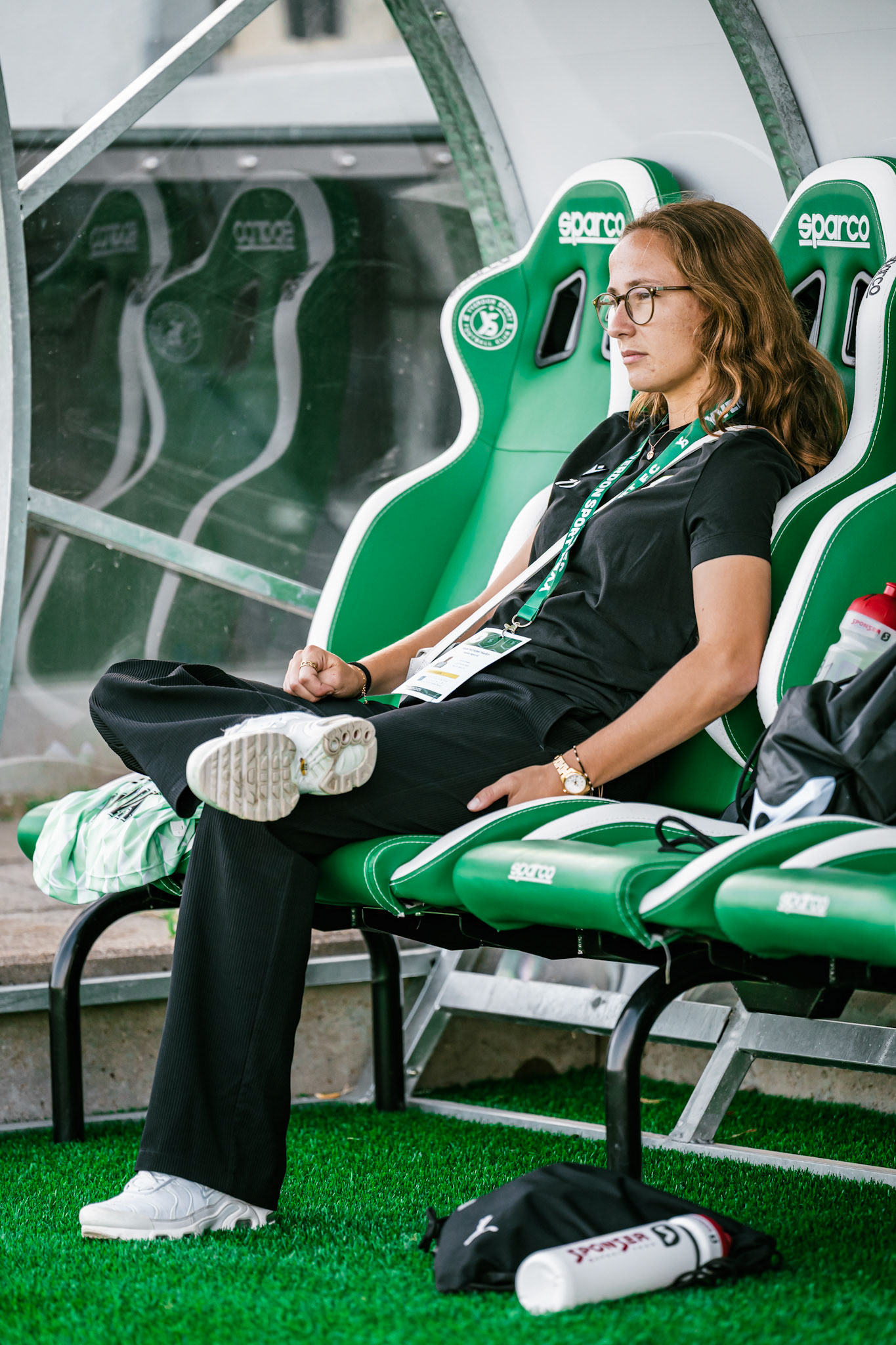 Match championnat LNB féminine opposant Yverdon Sport FC et FC Schlieren au Stade Municipal. (Christian António/LibsVisuals.com)