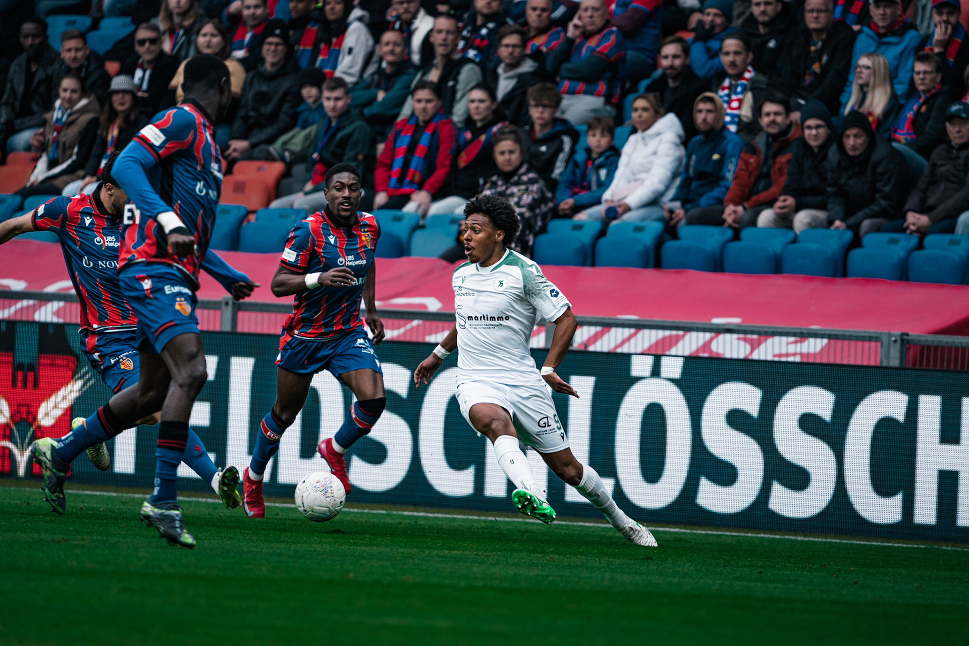FC Basel 1893 et Yverdon Sport FC au St. Jakob-Park. (Christian António/LibsVisuals.com)