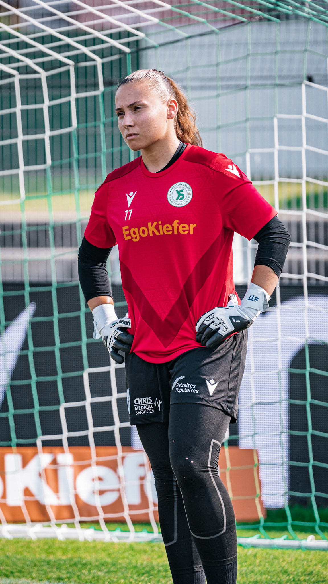 Match championnat opposant Yverdon Sport – FC Wädenswil au Stade Municipal. (Christian António/LibsVisuals.com)