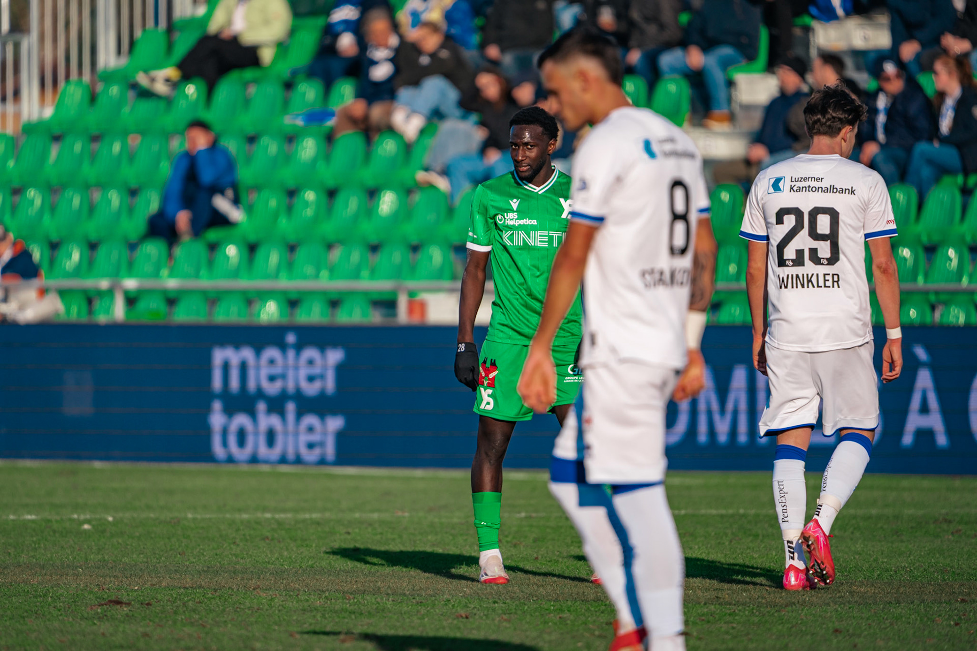 Yverdon Sport FC et FC Luzern au Stade Municipal. (Christian António/LibsVisuals.com)