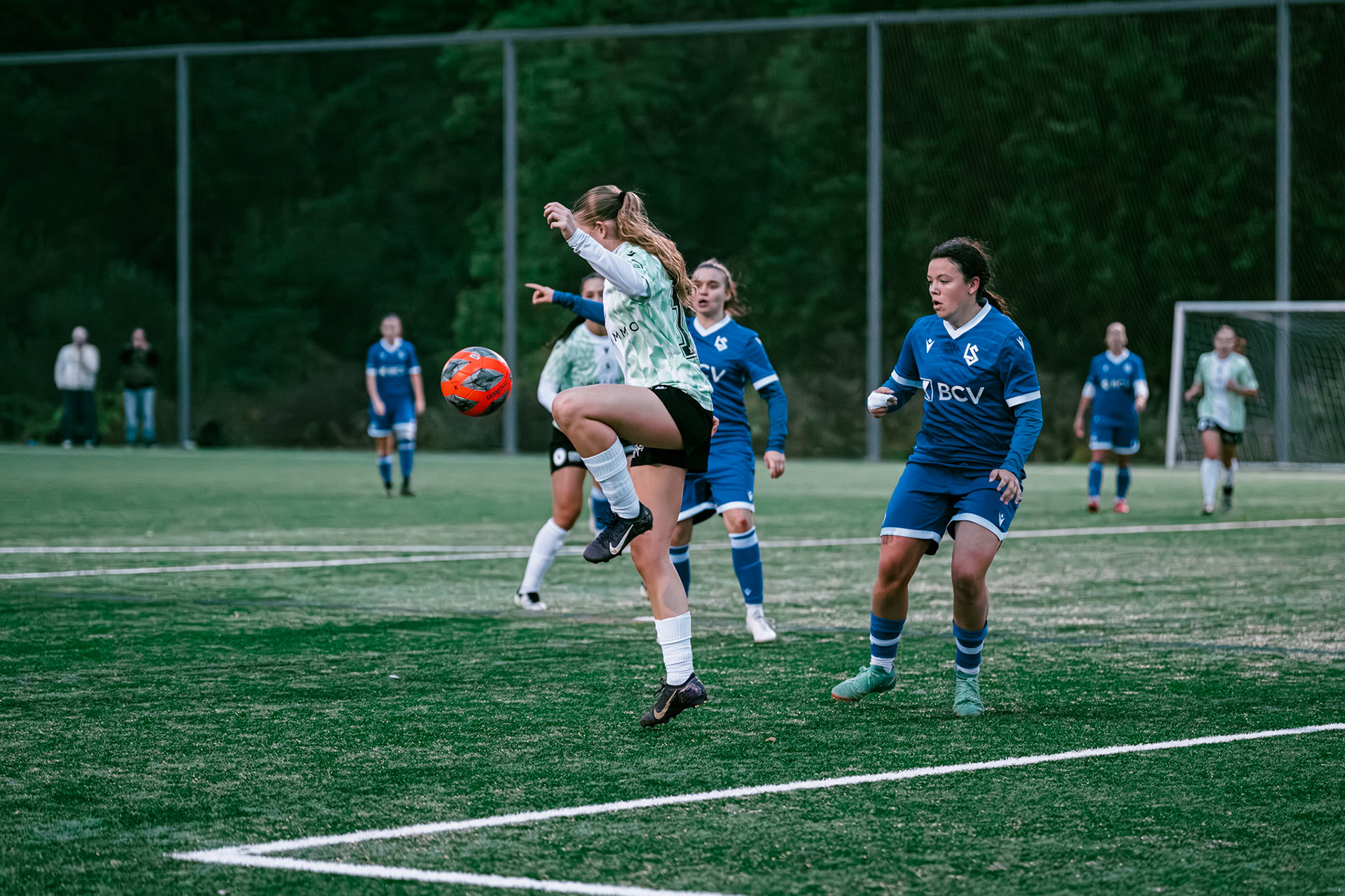 Match AXA Women’s Cup (1/16 de finale) opposant FC Lausanne-Sport et Yverdon Sport FC au Centre sportif de la Tuilière. (Christian António/LibsVisuals.com)