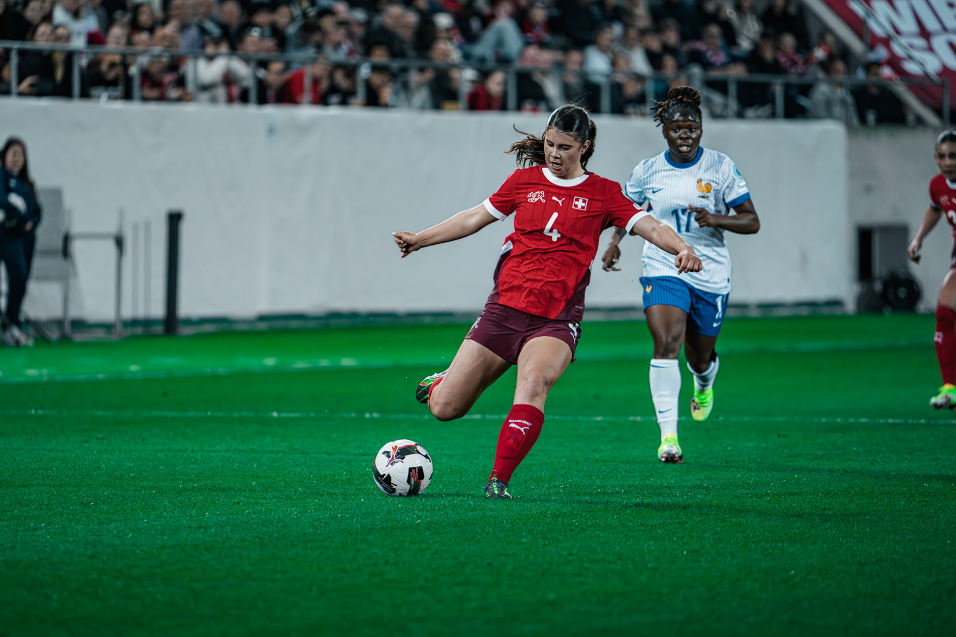 UEFA Women’s Nations League Suisse - France au Kybunpark. (Christian António/LibsVisuals.com)