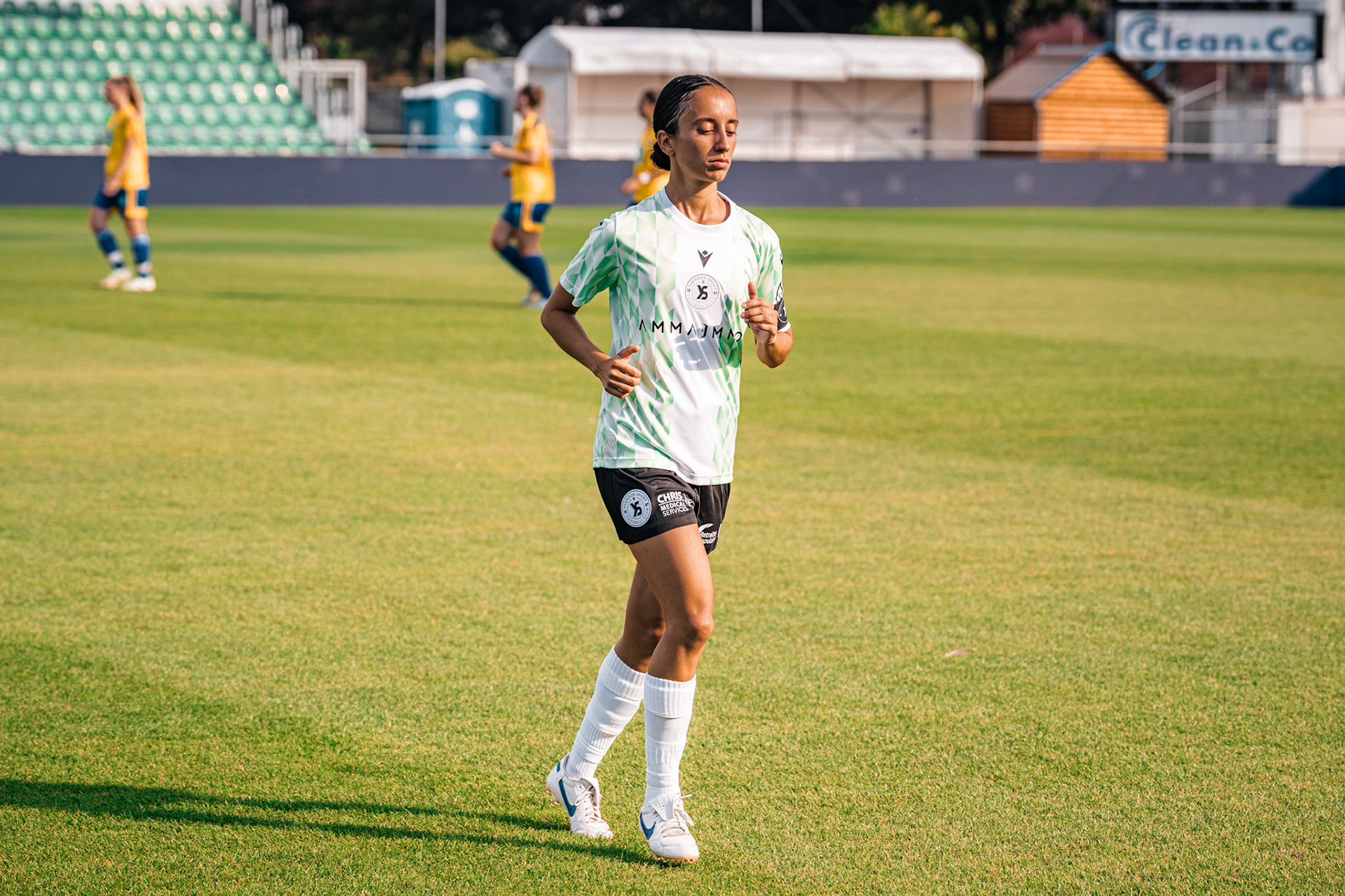 Match championnat opposant Yverdon Sport – FC Wädenswil au Stade Municipal. (Christian António/LibsVisuals.com)