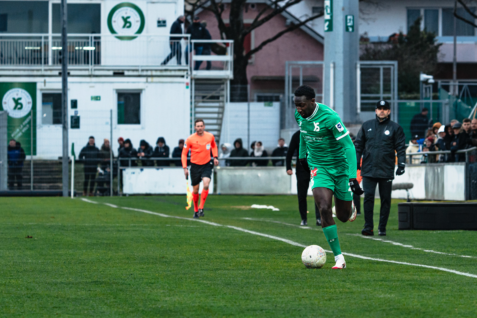 Yverdon Sport FC et FC Winterthur au Stade Municipal. (Christian António/LibsVisuals.com)