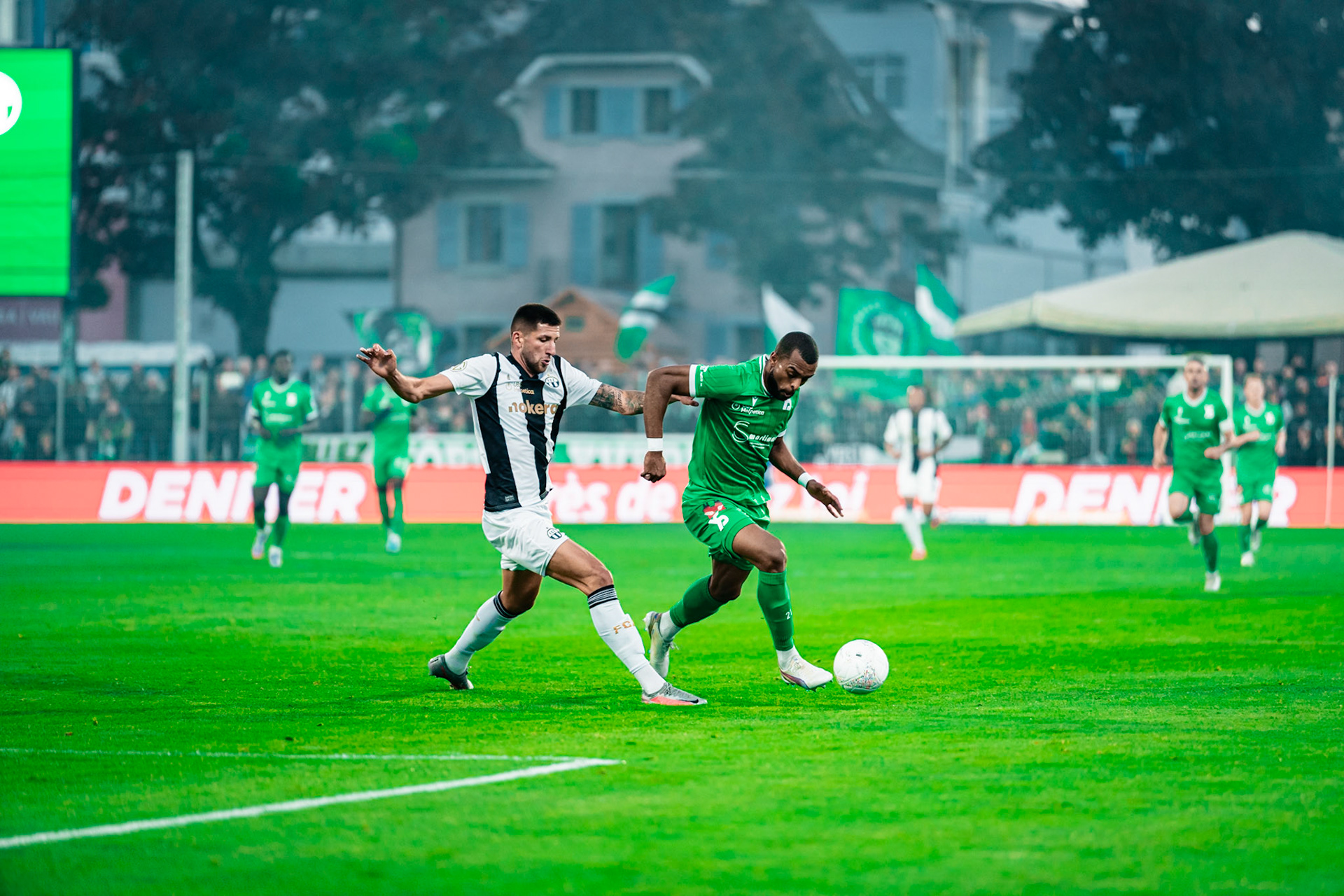 Yverdon Sport FC et FC Zürich au Stade Municipal. (Christian António/LibsVisuals.com)