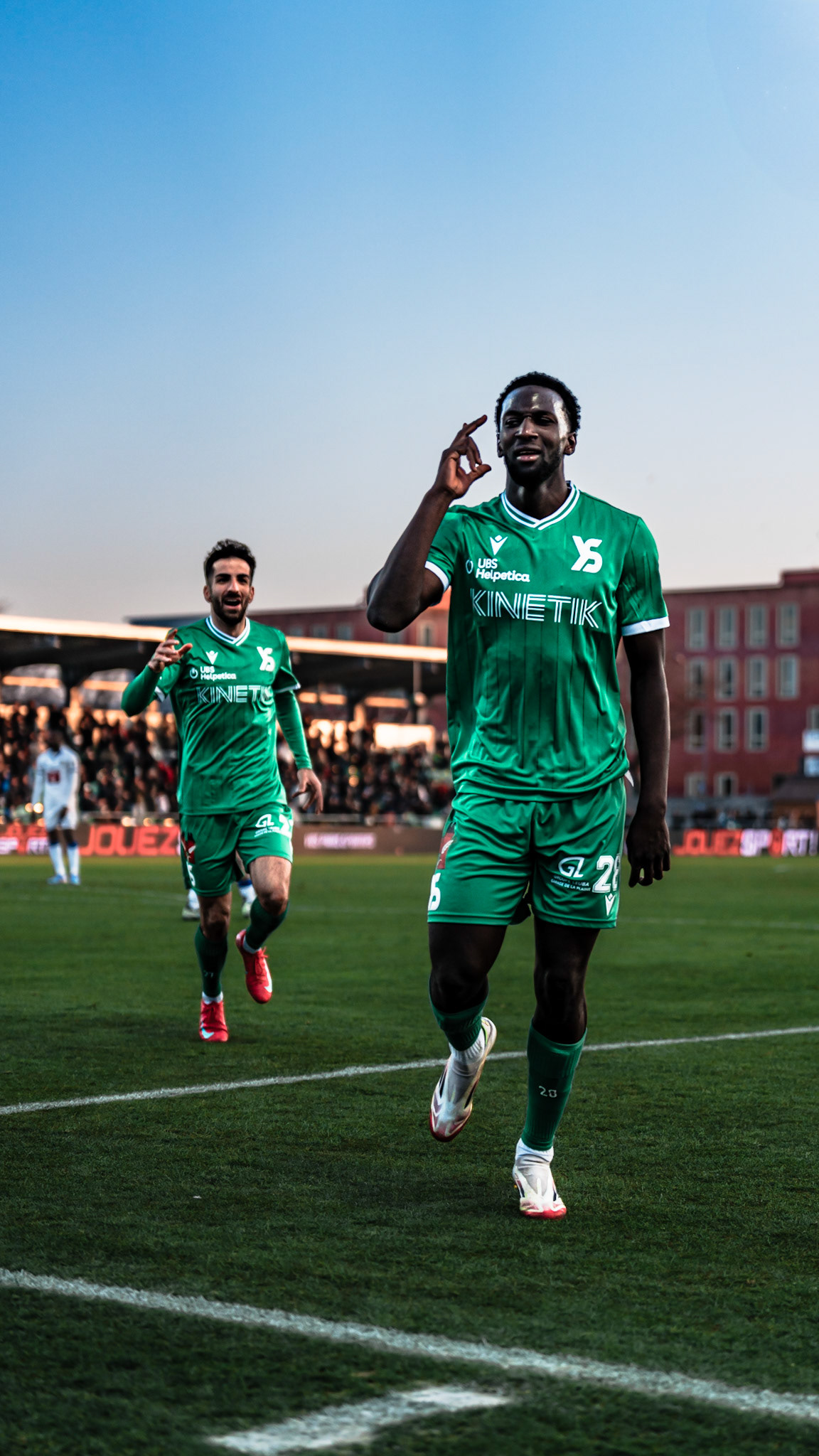 Yverdon Sport FC et FC Luzern au Stade Municipal. (Christian António/LibsVisuals.com)
