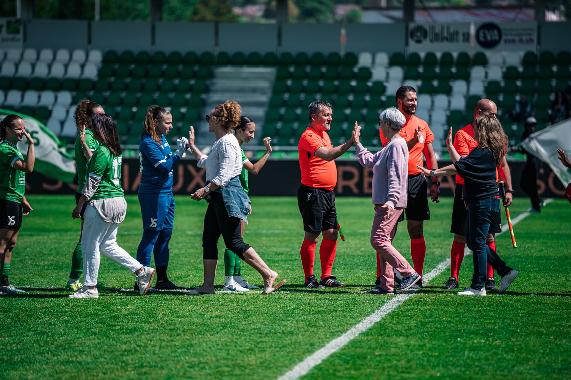Yverdon Sport FC et FC Schlieren au Stade Municipal. (Christian António/LibsVisuals.com)