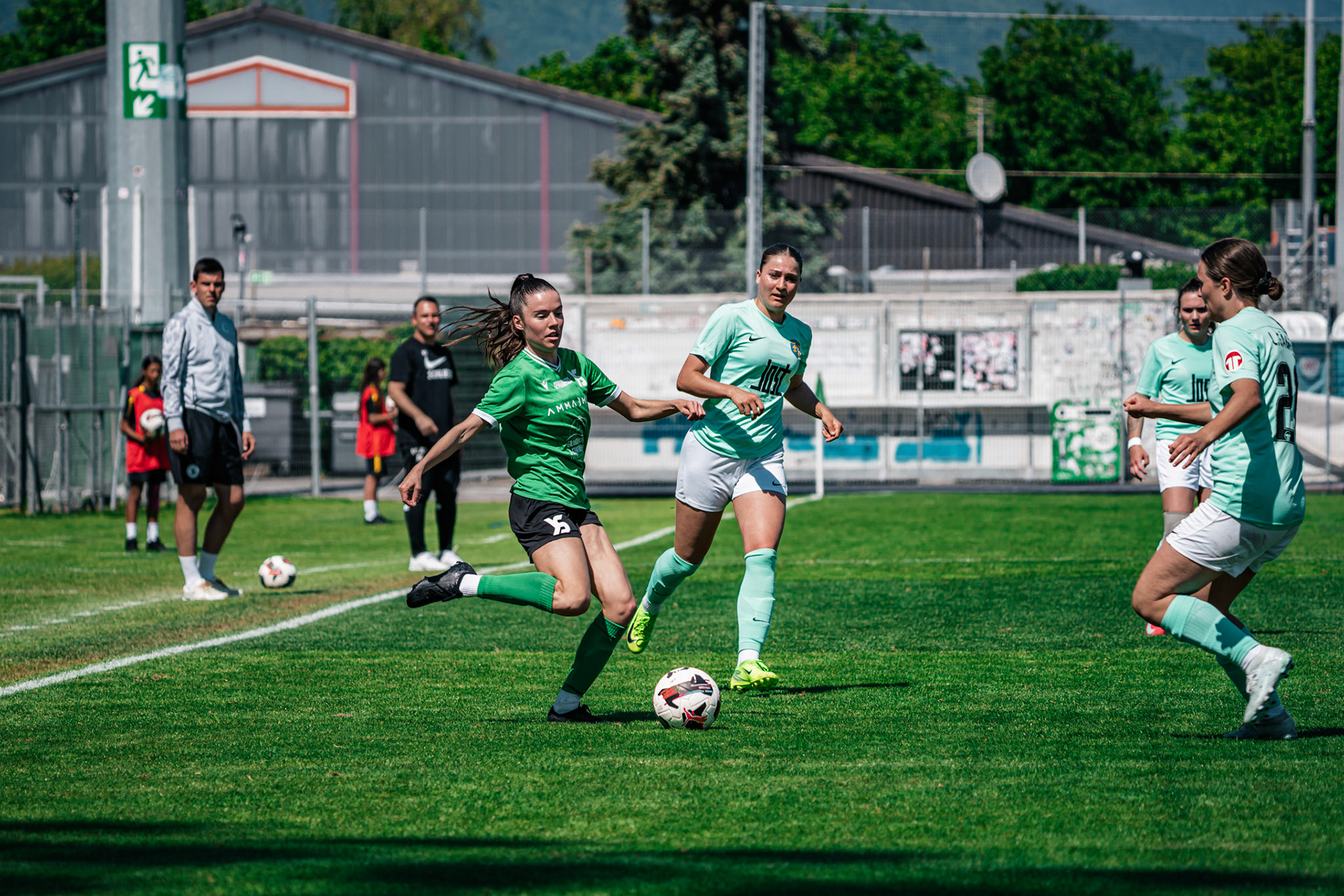 Yverdon Sport FC et FC Schlieren au Stade Municipal. (Christian António/LibsVisuals.com)
