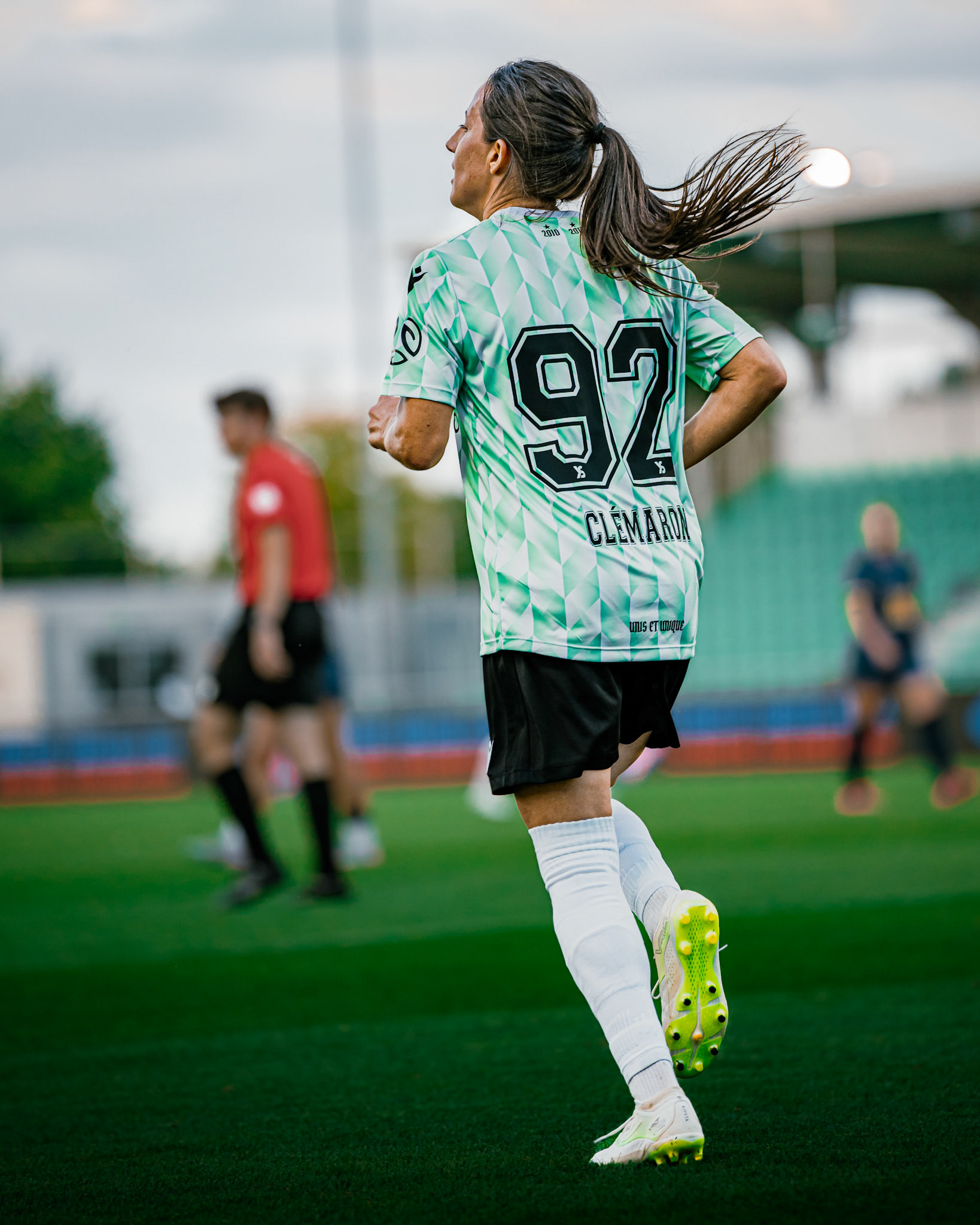 Match championnat LNB féminine opposant Yverdon Sport FC et FC Schlieren au Stade Municipal. (Christian António/LibsVisuals.com)
