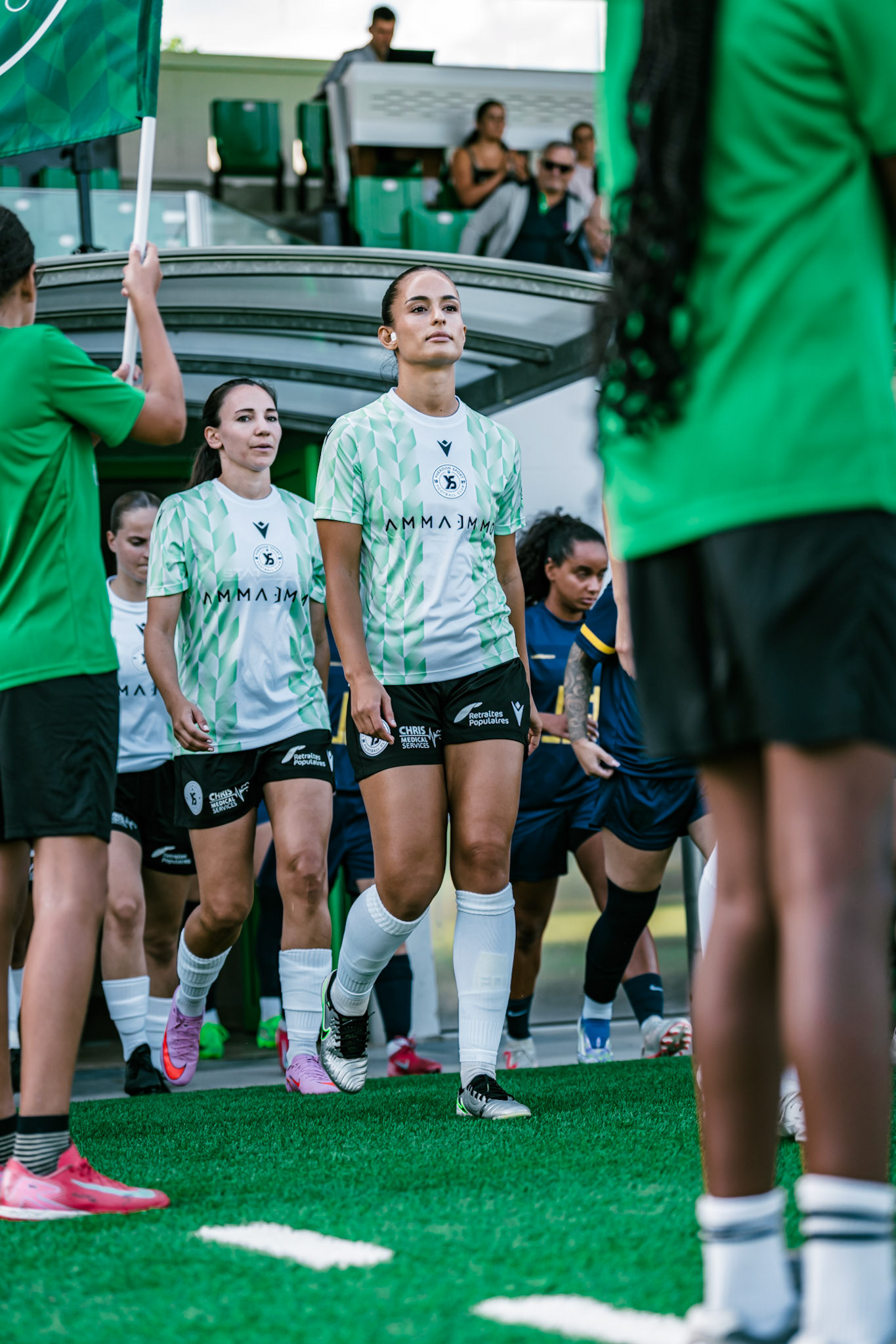 Match championnat LNB féminine opposant Yverdon Sport FC et FC Schlieren au Stade Municipal. (Christian António/LibsVisuals.com)