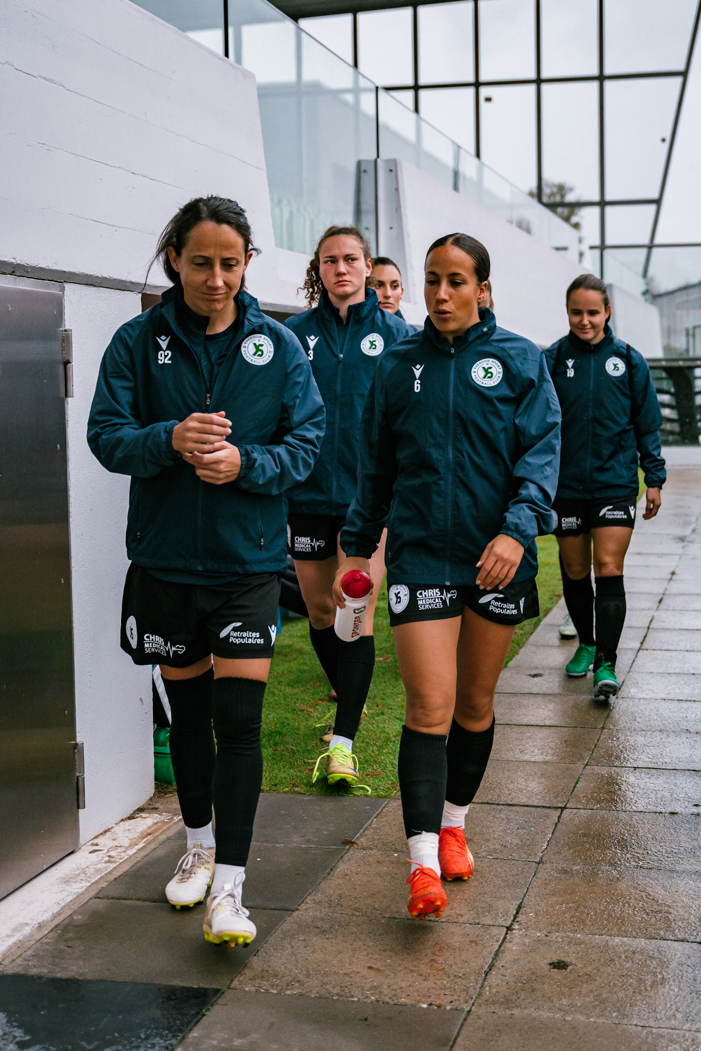 Match de championnat LNB féminine opposant Yverdon Sport FC et le FC Lugano au Stade Municipal, Yverdon-les-Bains. (Christian António / LibsVisuals.com)