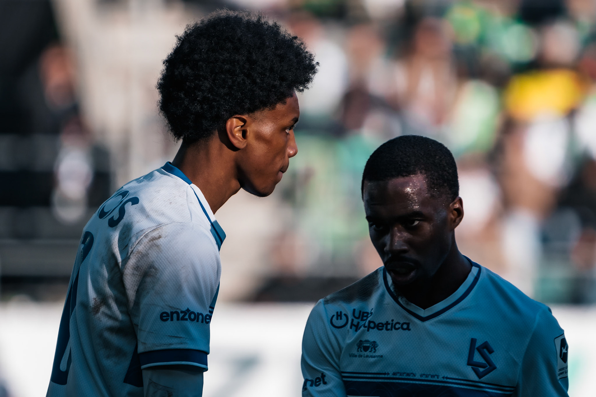 FC Saint-Gall 1879 et Lausanne-Sport FC au Kybunpark. (Christian António/LibsVisuals.com)