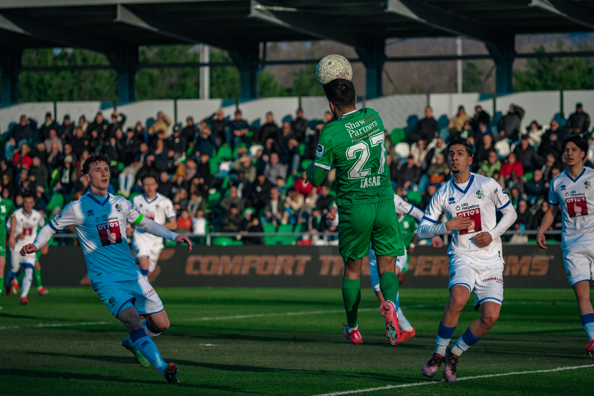 Yverdon Sport FC et FC Luzern au Stade Municipal. (Christian António/LibsVisuals.com)