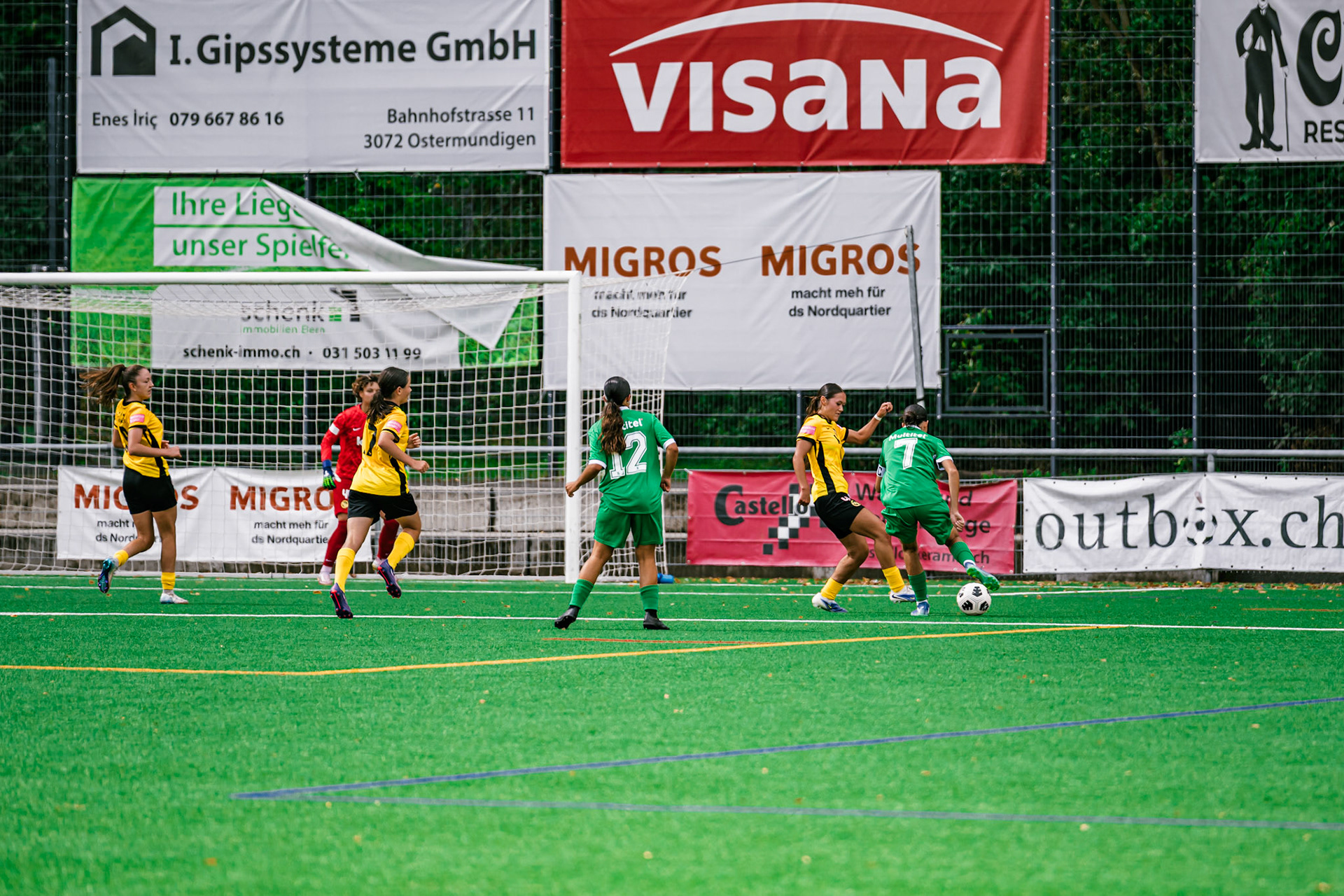 Match championnat opposant BSC YB Frauen U-20 - Yverdon Sport U-20 au Sportplatz Wyler. (Christian António/LibsVisuals.com)