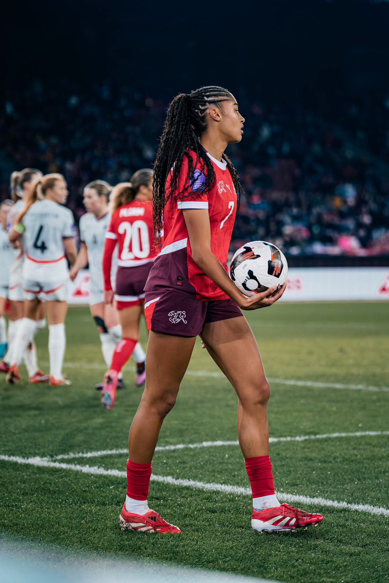 UEFA Women's Nations League Suisse - Islande au Stadion Letzigrund. (Christian António/LibsVisuals.com)