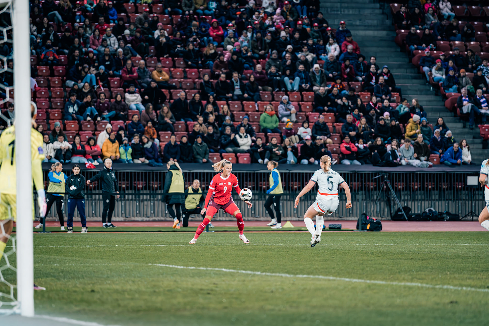 UEFA Women's Nations League Suisse - Islande au Stadion Letzigrund. (Christian António/LibsVisuals.com)
