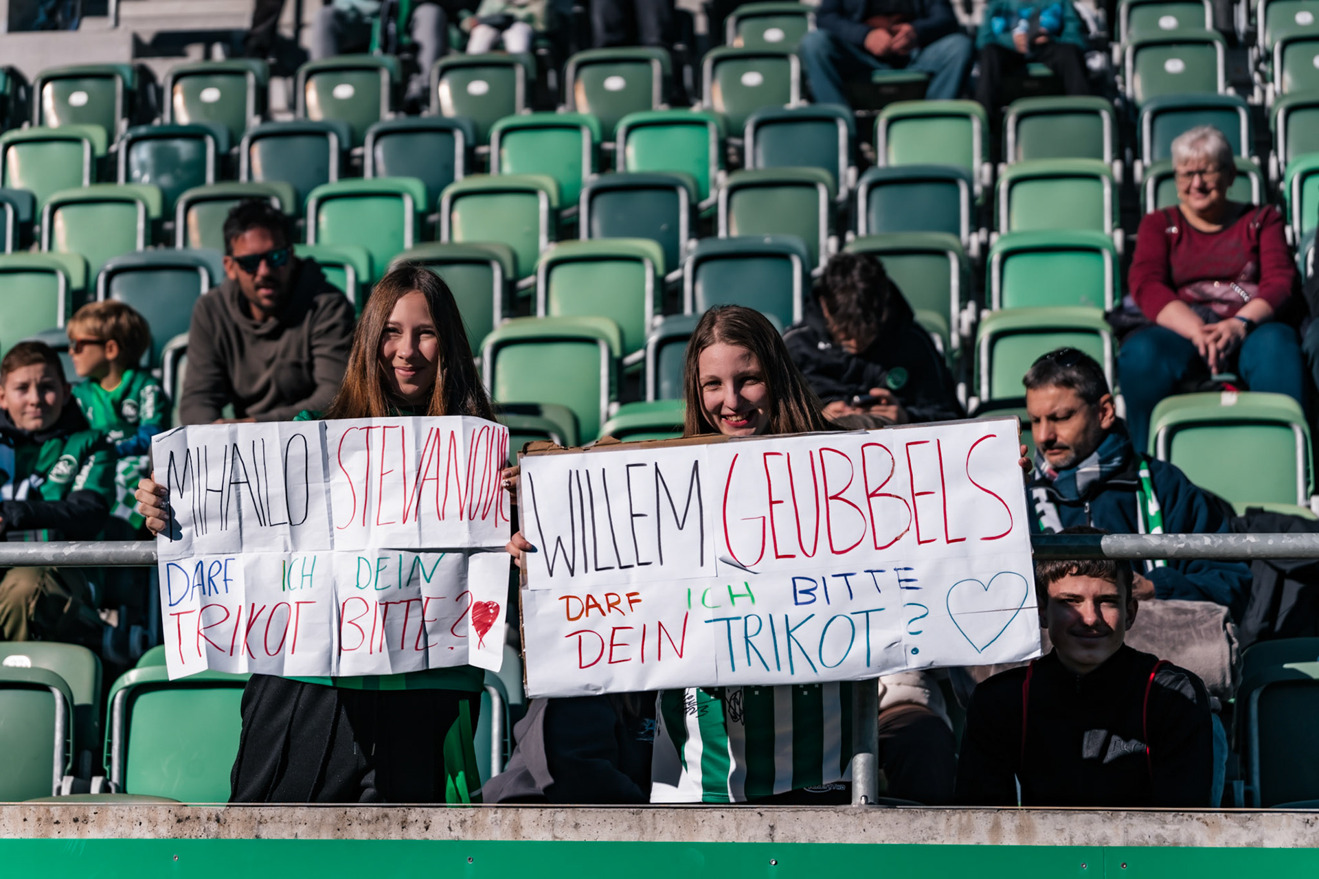 FC Saint-Gall 1879 et Lausanne-Sport FC au Kybunpark. (Christian António/LibsVisuals.com)