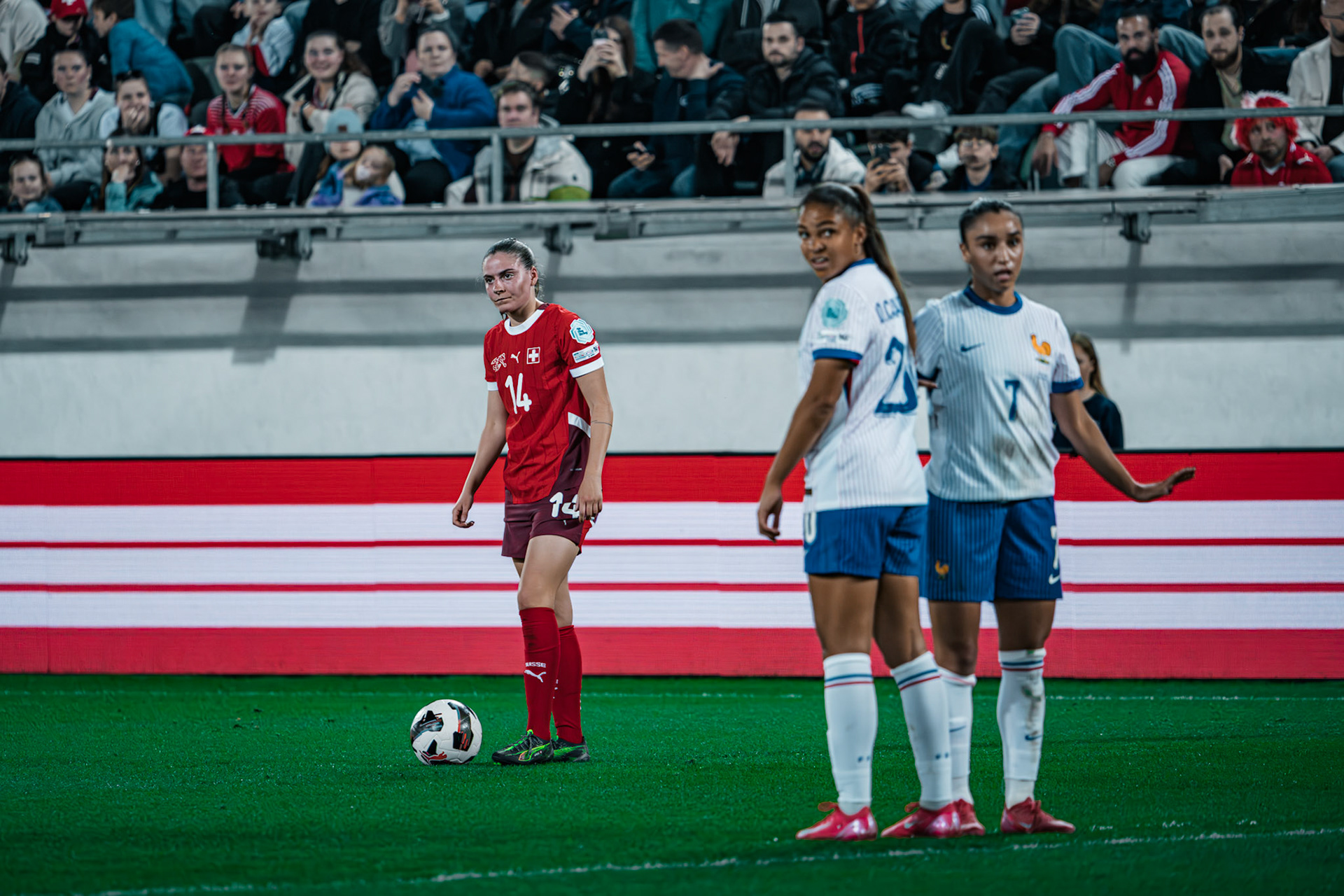 UEFA Women’s Nations League Suisse - France au Kybunpark. (Christian António/LibsVisuals.com)