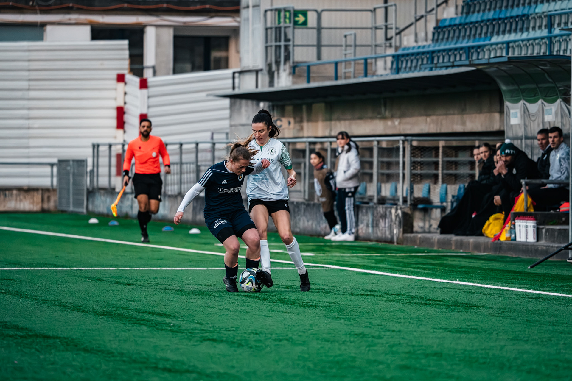 Etoile Carouge FC et Yverdon Sport FC au  Stade de la Fontenette (Christian António/LibsVisuals.com)