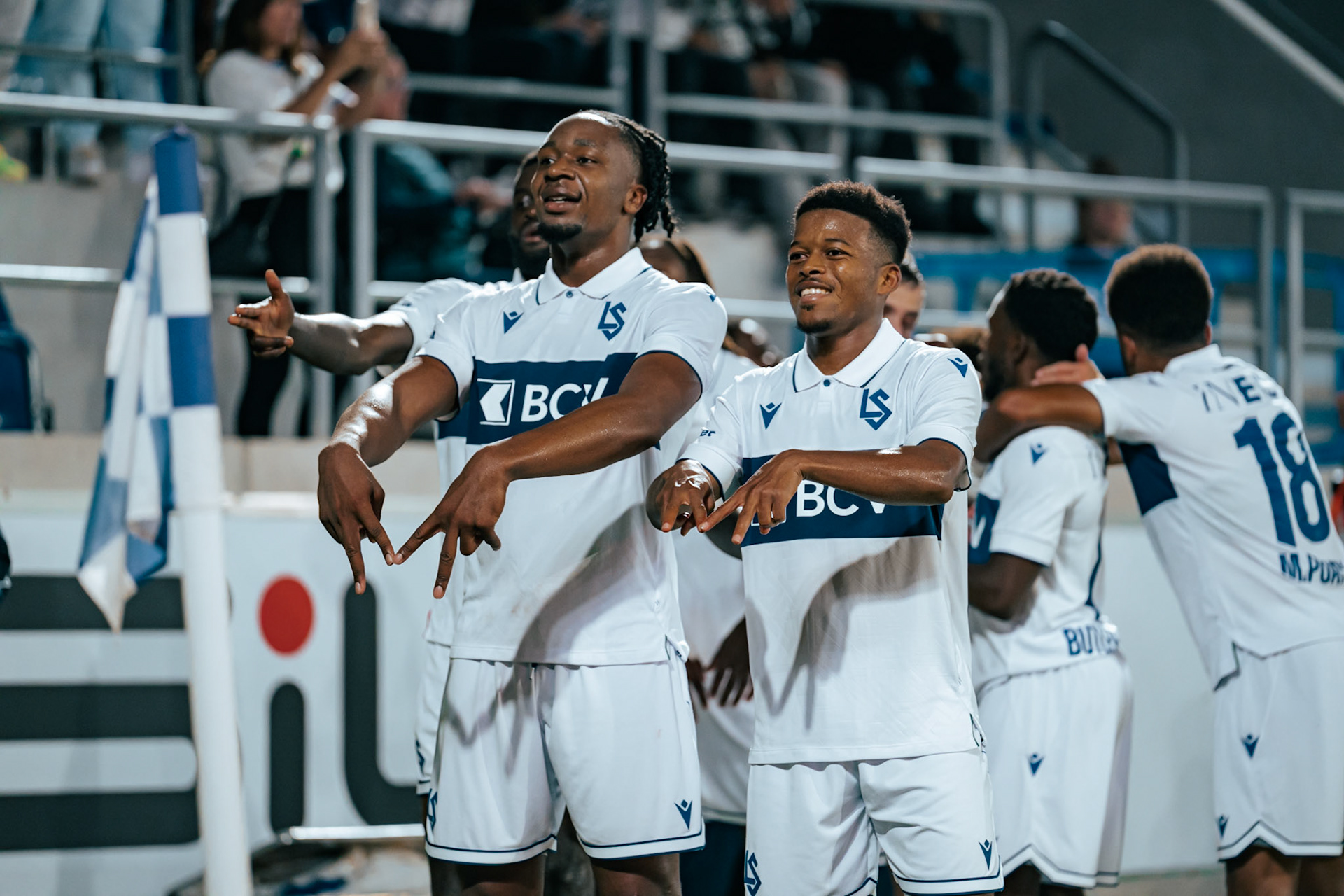 Match aller du tour de barrage de l’UEFA Europa Conference League 2025/26 opposant Lausanne-Sport et le Beşiktaş JK au Stade de la Tuilière. (Christian António/LibsVisuals.com)