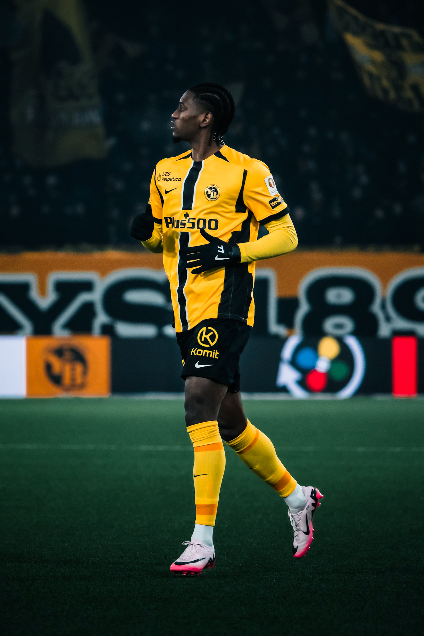 Joël Monteiro, Milieu du BSC Young Boys lors du match entre BSC Young Boys et FC Winterthur au Stadion Wankdorf. (Christian António/LibsVisuals.com)