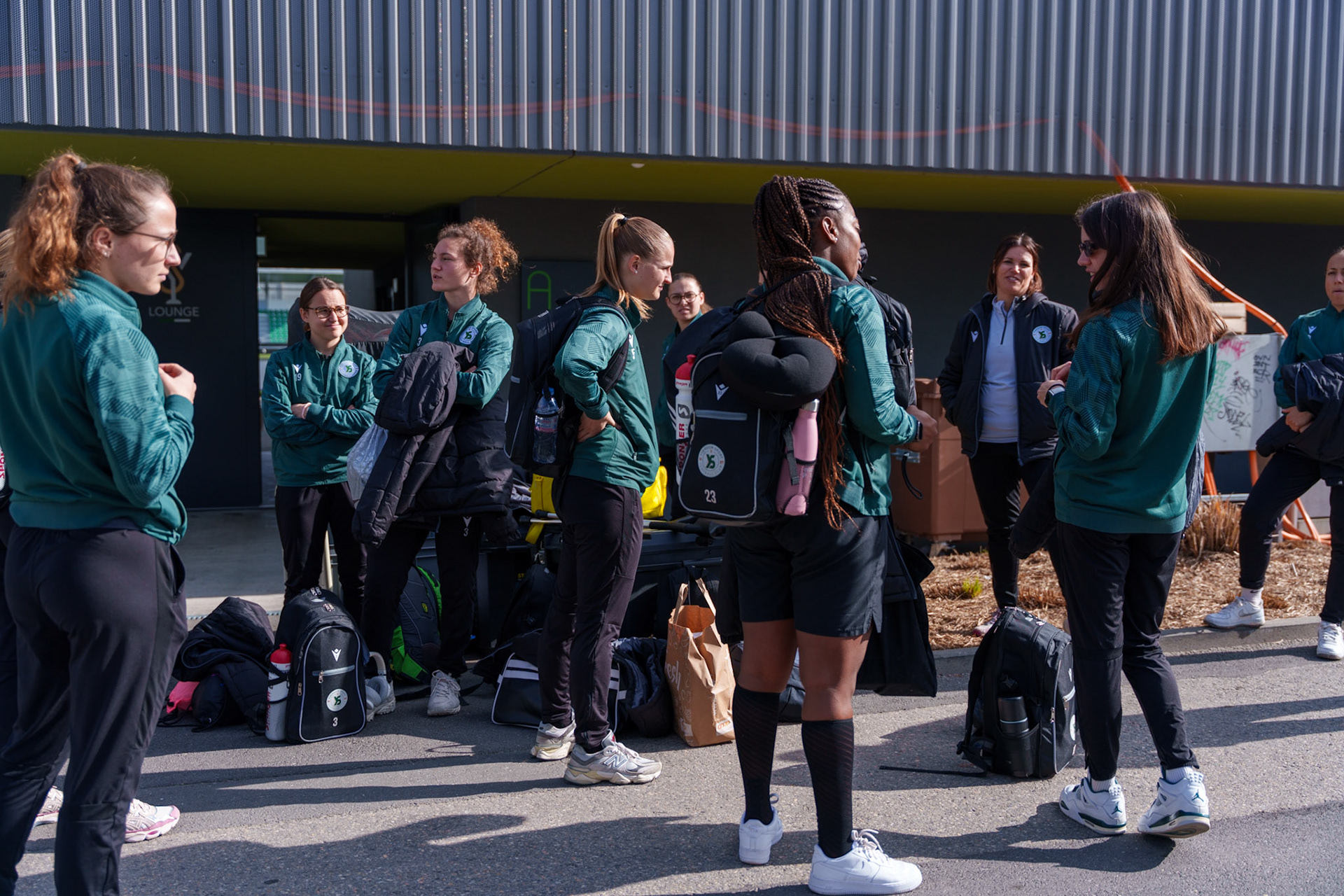 FC Solothurn Frauen et Yverdon Sport FC au Stadion FC Solothurn. (Christian António/LibsVisuals.com)