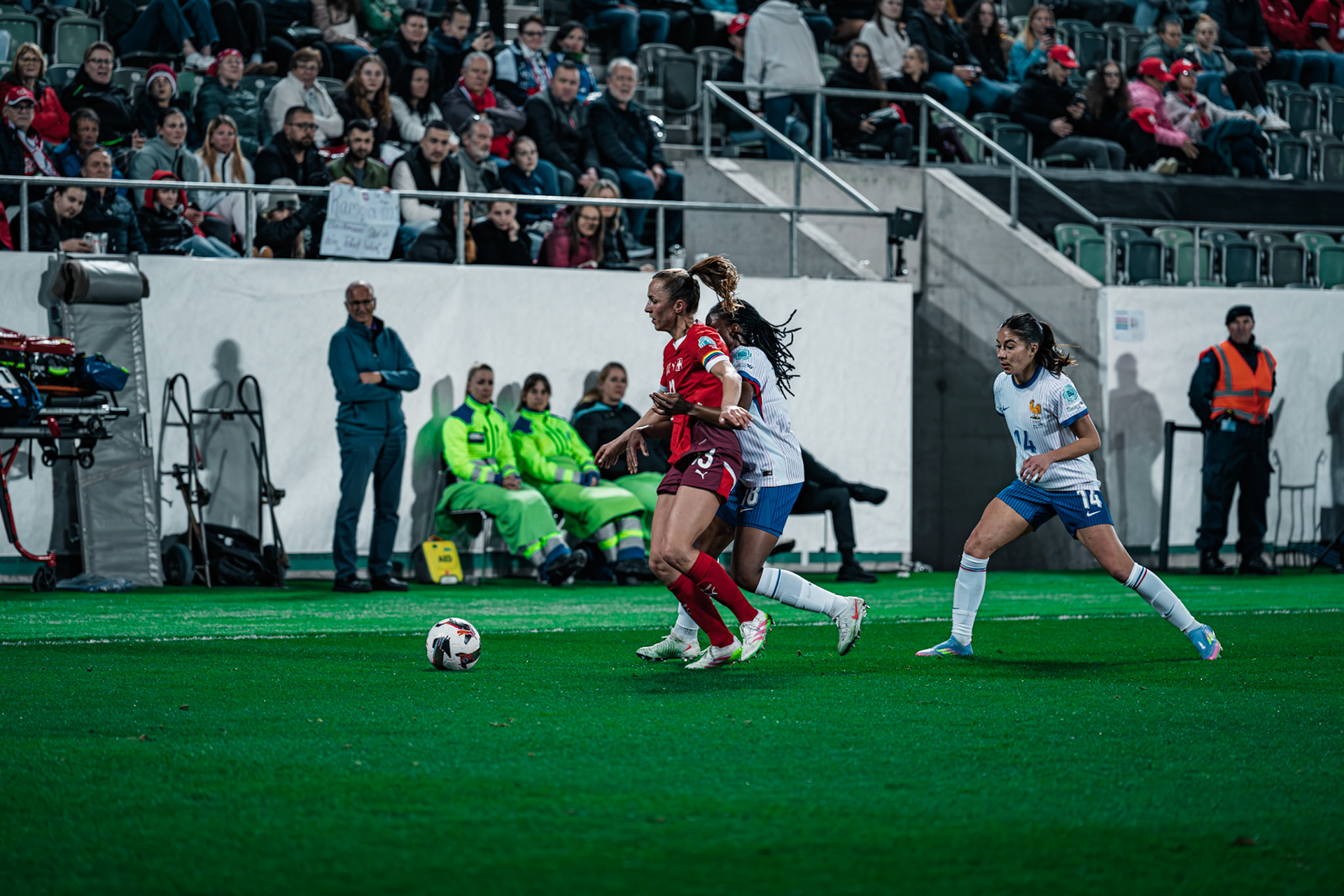 UEFA Women’s Nations League Suisse - France au Kybunpark. (Christian António/LibsVisuals.com)