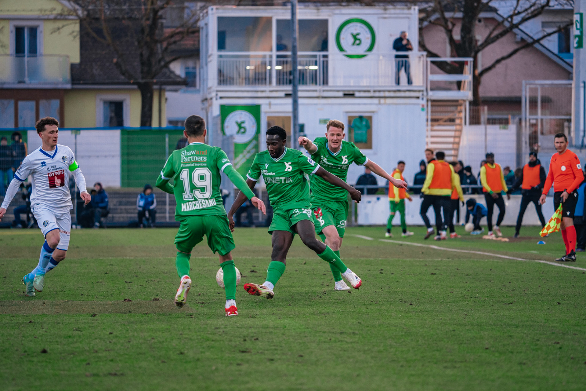 Yverdon Sport FC et FC Luzern au Stade Municipal. (Christian António/LibsVisuals.com)