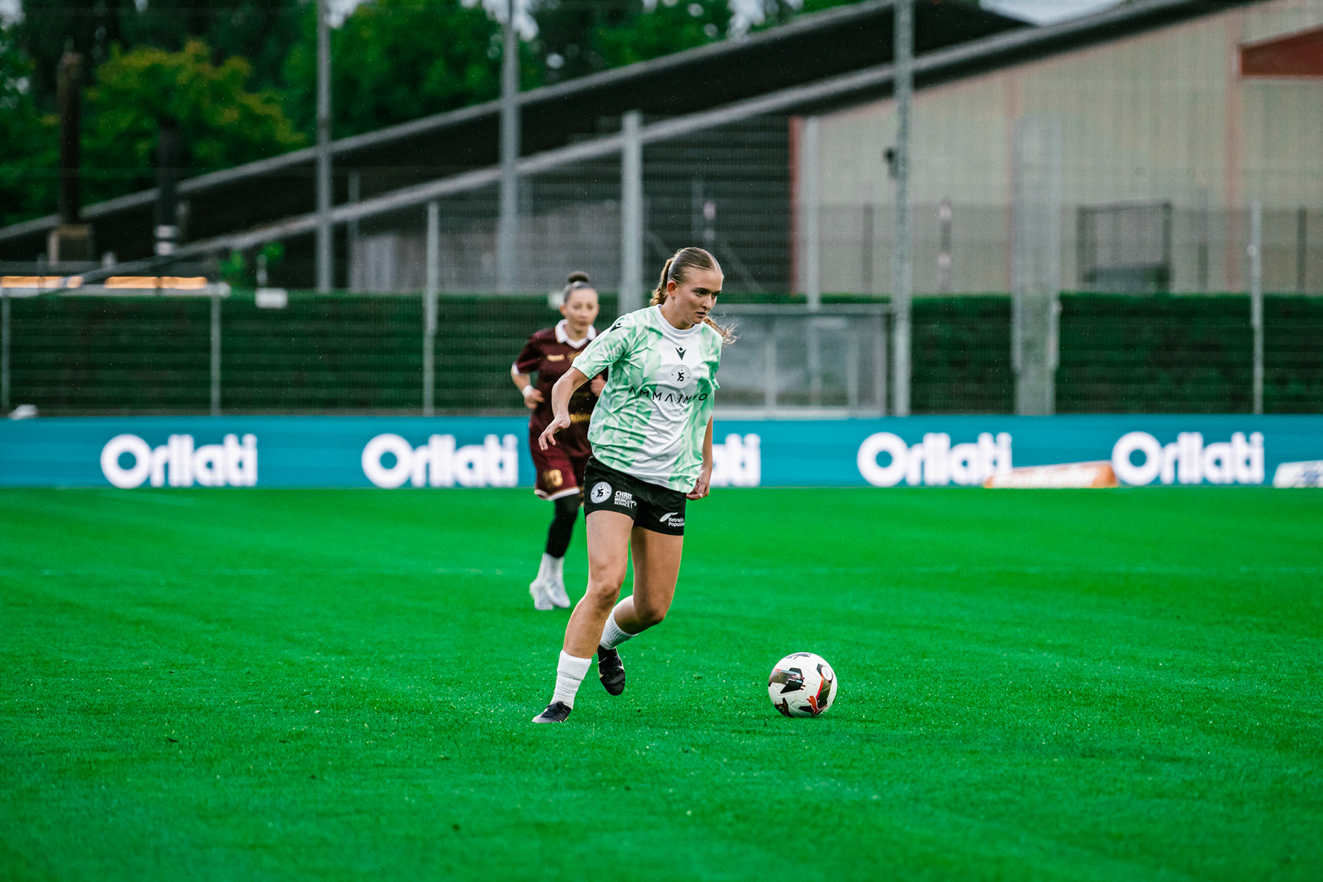 Match championnat LNB féminine opposant Yverdon Sport FC et FC Solothurn Frauen au Stade Municipal. (Christian António/LibsVisuals.com)