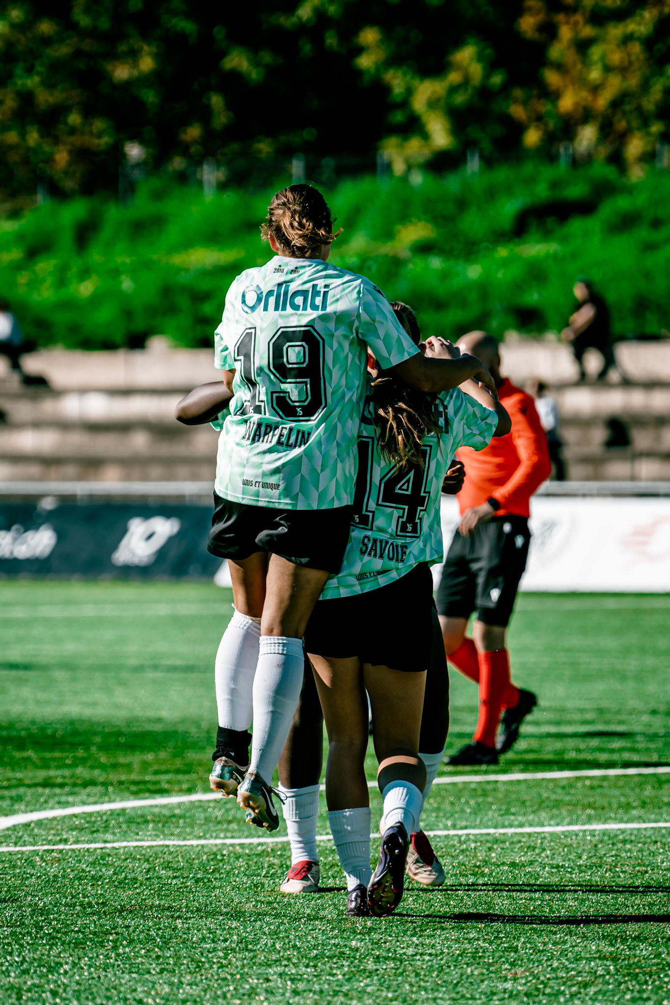 Match de championnat LNB (féminine) opposant l’Etoile Carouge FC à Yverdon Sport FC au Stade de la Fontenette à Carouge. (Christian António/LibsVisuals.com)