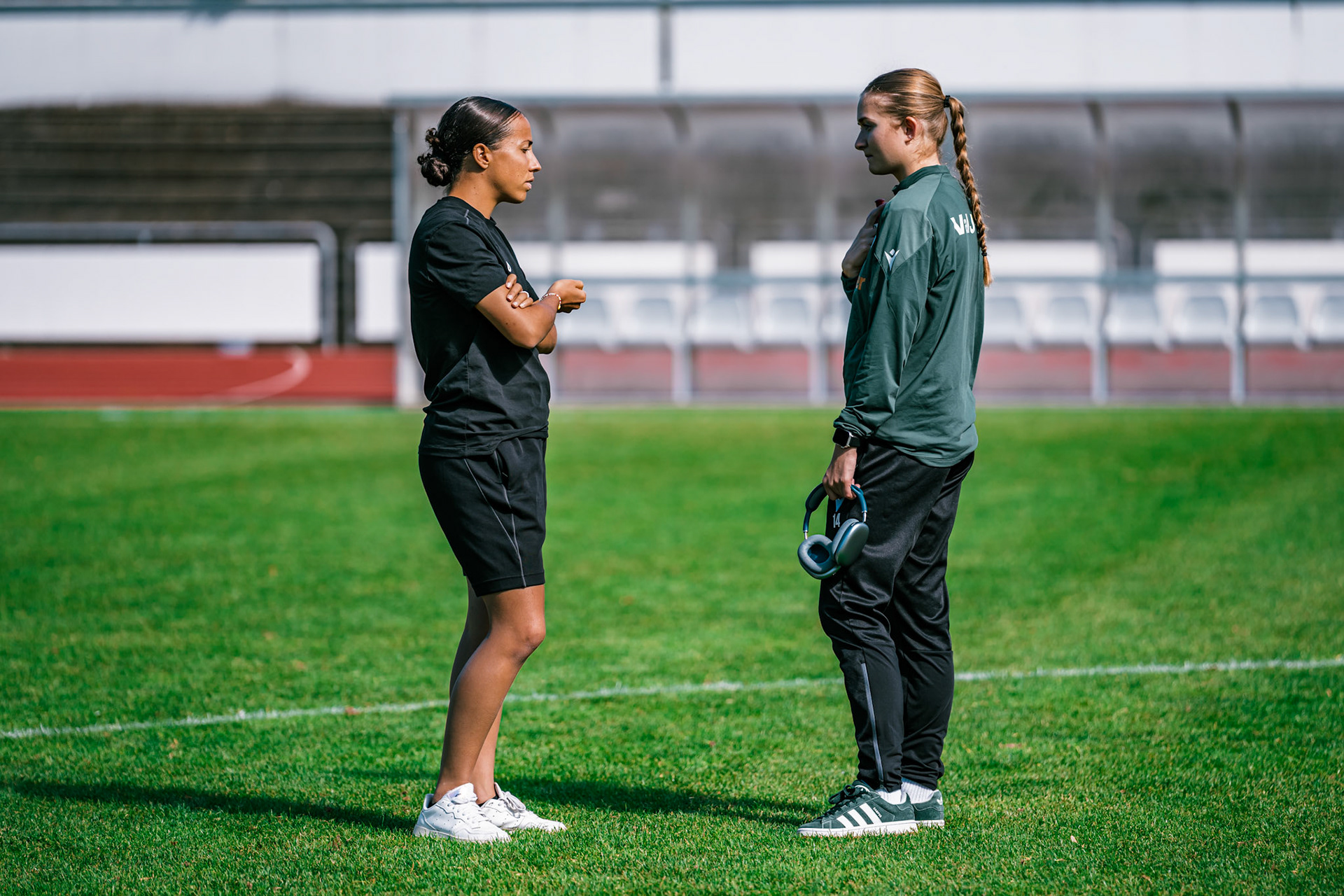 Match AXA Women’s Cup opposant FC Concordia Basel - Yverdon Sport FC au Sportanlagen St. Jakob. (Christian António/LibsVisuals.com)