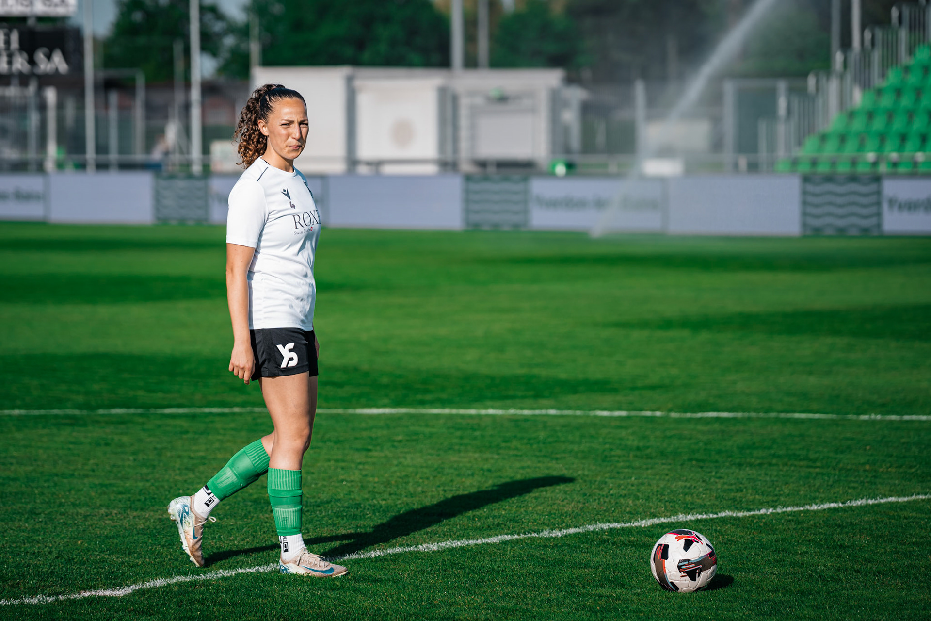 Yverdon Sport FC et FC Rapperswil-Jona au Stade Municipal. (Christian António/LibsVisuals.com)