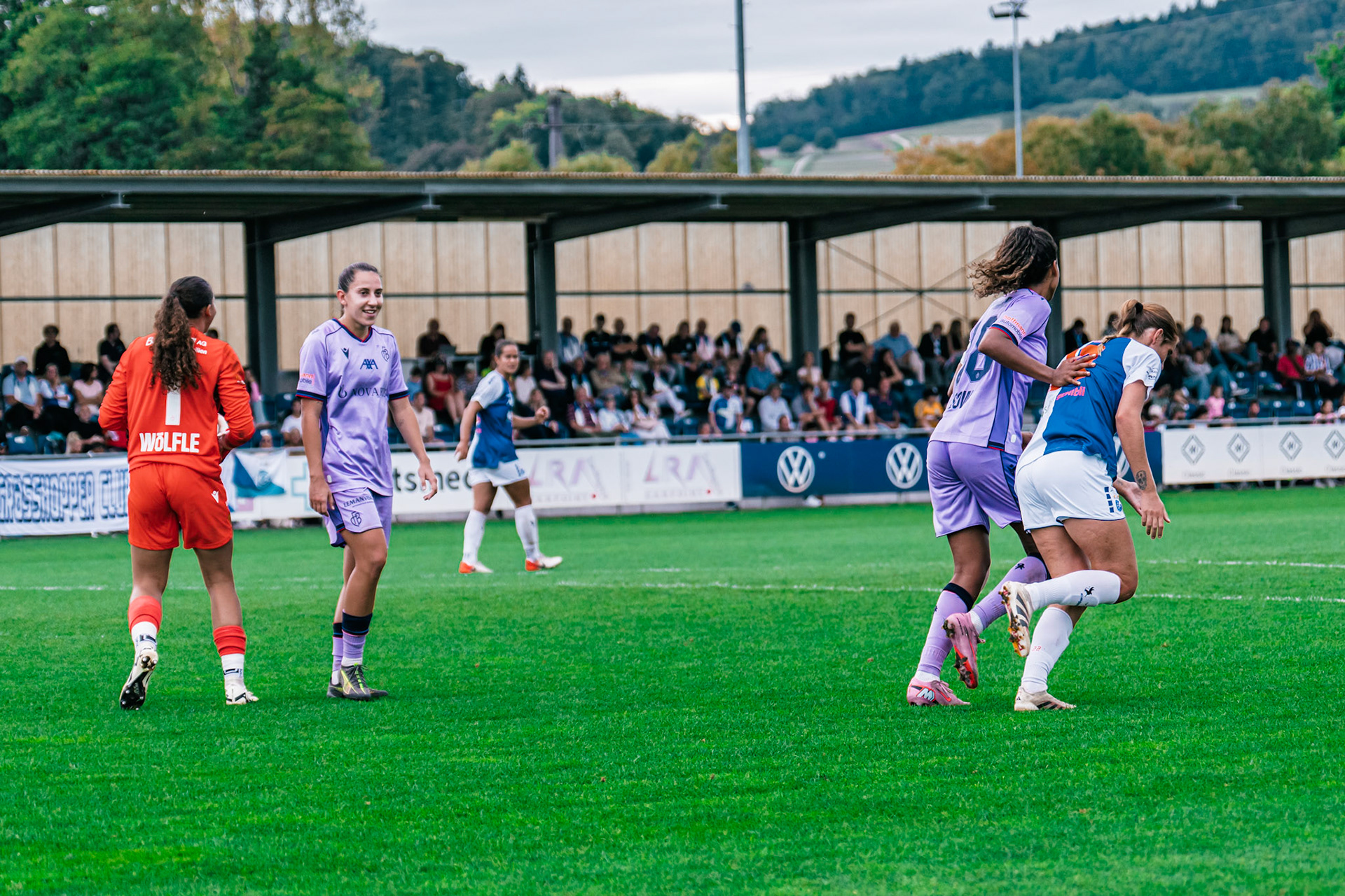 Match de l’AXA Women’s Super League opposant GC Frauenfussball et FC Basel 1893 au GC/Campus, Niederhasli (Platz 1). (Christian António/LibsVisuals.com)
