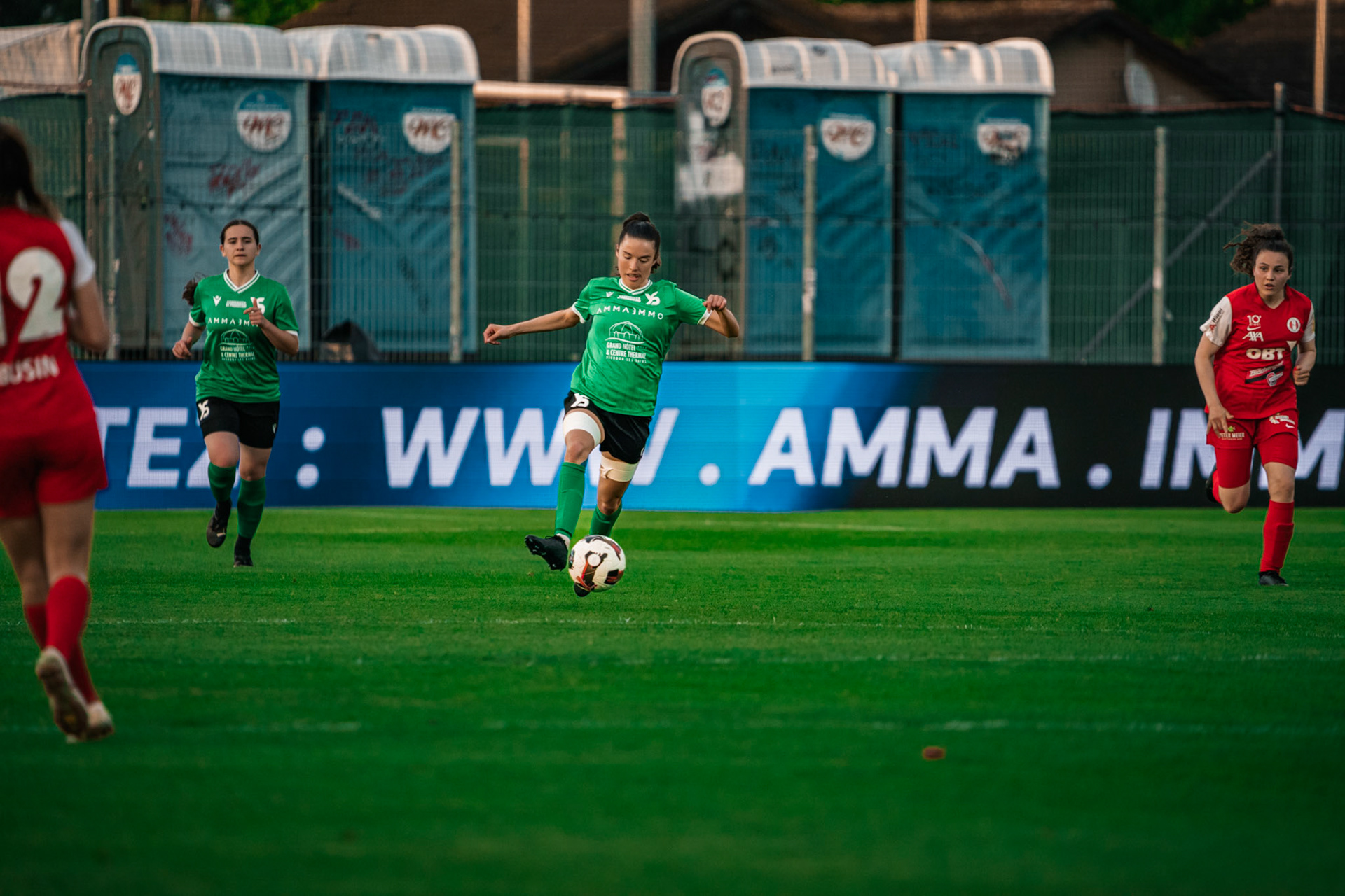 Yverdon Sport FC et FC Rapperswil-Jona au Stade Municipal. (Christian António/LibsVisuals.com)