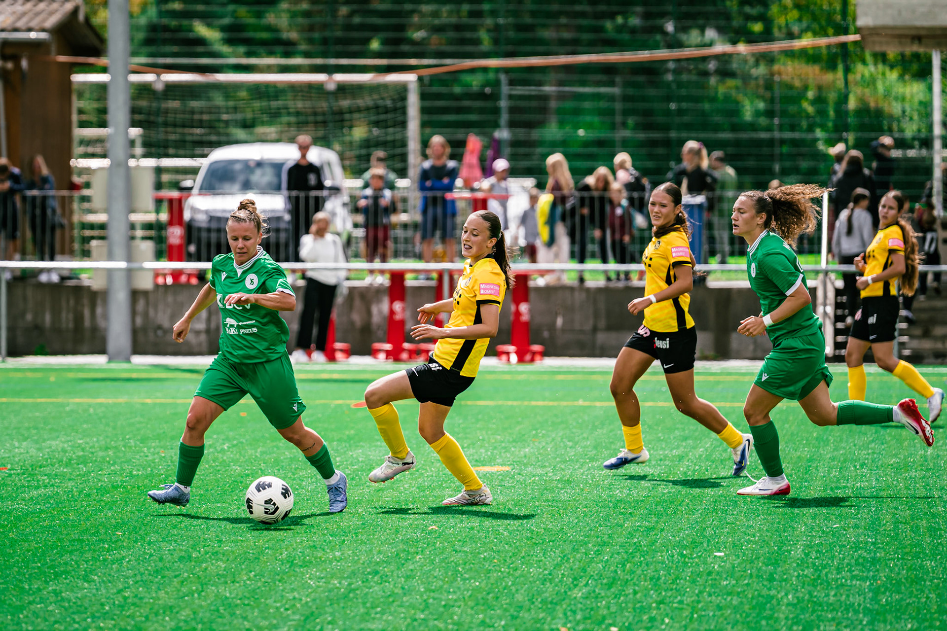 Match championnat opposant BSC YB Frauen U-20 - Yverdon Sport U-20 au Sportplatz Wyler. (Christian António/LibsVisuals.com)